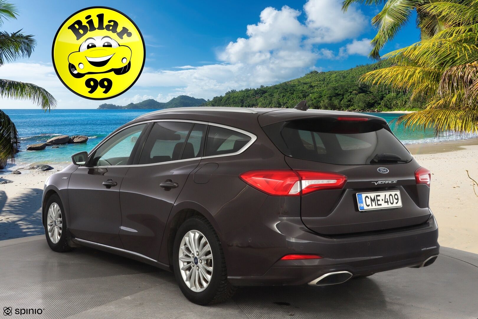 Ford Focus 2019 1,5 EcoBoost 182hv A8 Vignale Wagon * ACC / Lohkolämmitin / Kamera / Navi / Ratinlämmitin / B&O * - Suomi-auto / Kahdet OEM vanteet / Viimeisin huolto 137tkm!