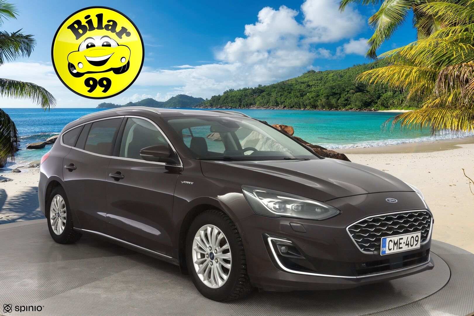 Ford Focus 2019 1,5 EcoBoost 182hv A8 Vignale Wagon * ACC / Lohkolämmitin / Kamera / Navi / Ratinlämmitin / B&O * - Suomi-auto / Kahdet OEM vanteet / Viimeisin huolto 137tkm!