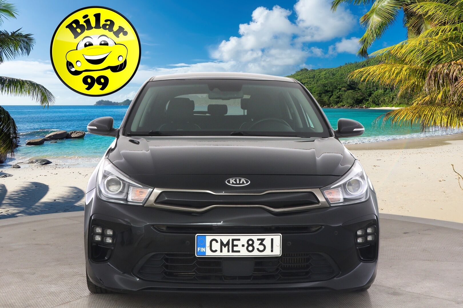 Kia Rio 2019 1,0 T-GDI ISG 120hv GT-Line DCT EcoDynamics - Vakkari / P-kamera / Kaistavahti / Puolinahka Sporttipenkit / Ratinlämmitin / 2x Renkaat Aluvanteilla / Apple&Android