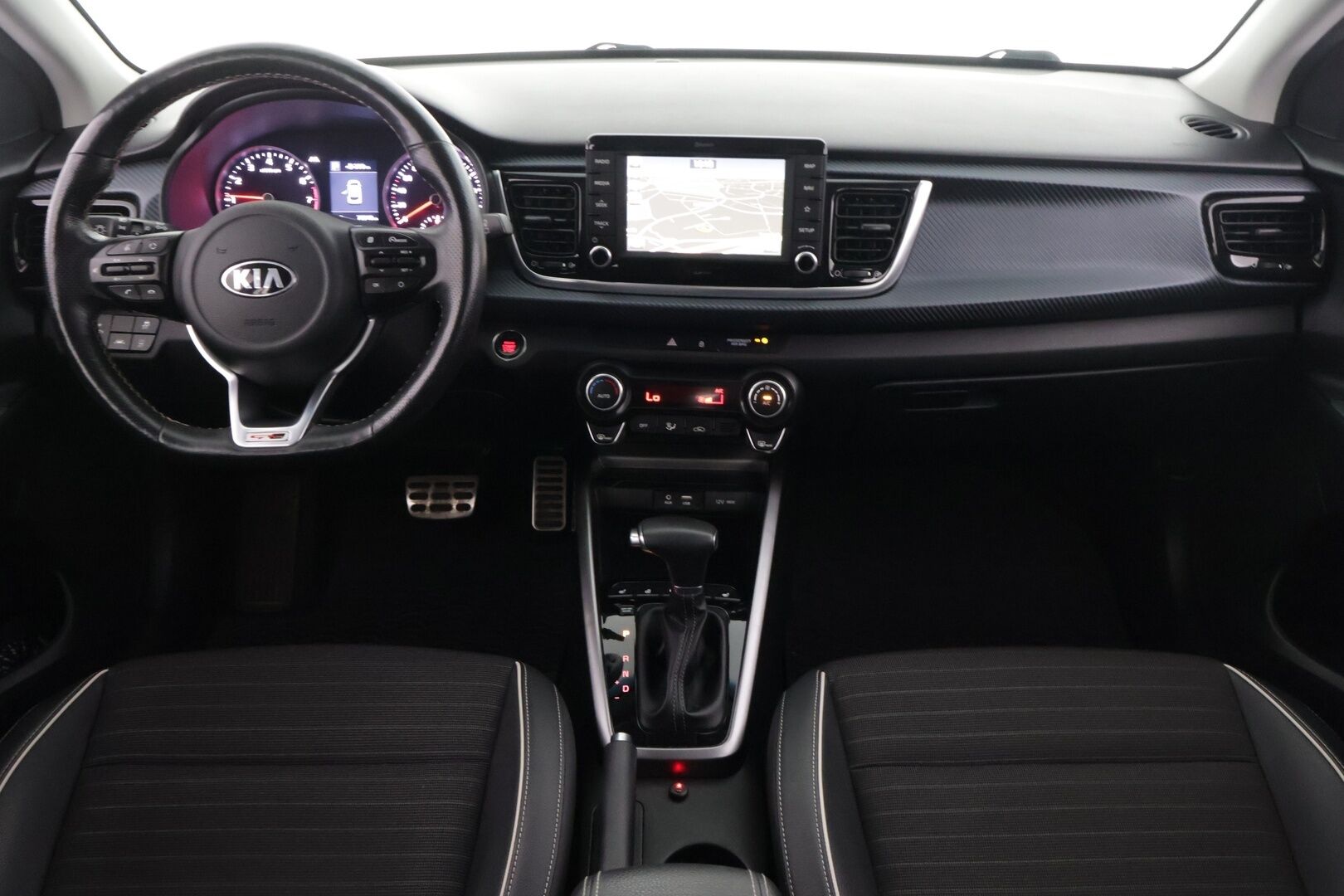 Kia Rio 2019 1,0 T-GDI ISG 120hv GT-Line DCT EcoDynamics - Vakkari / P-kamera / Kaistavahti / Puolinahka Sporttipenkit / Ratinlämmitin / 2x Renkaat Aluvanteilla / Apple&Android