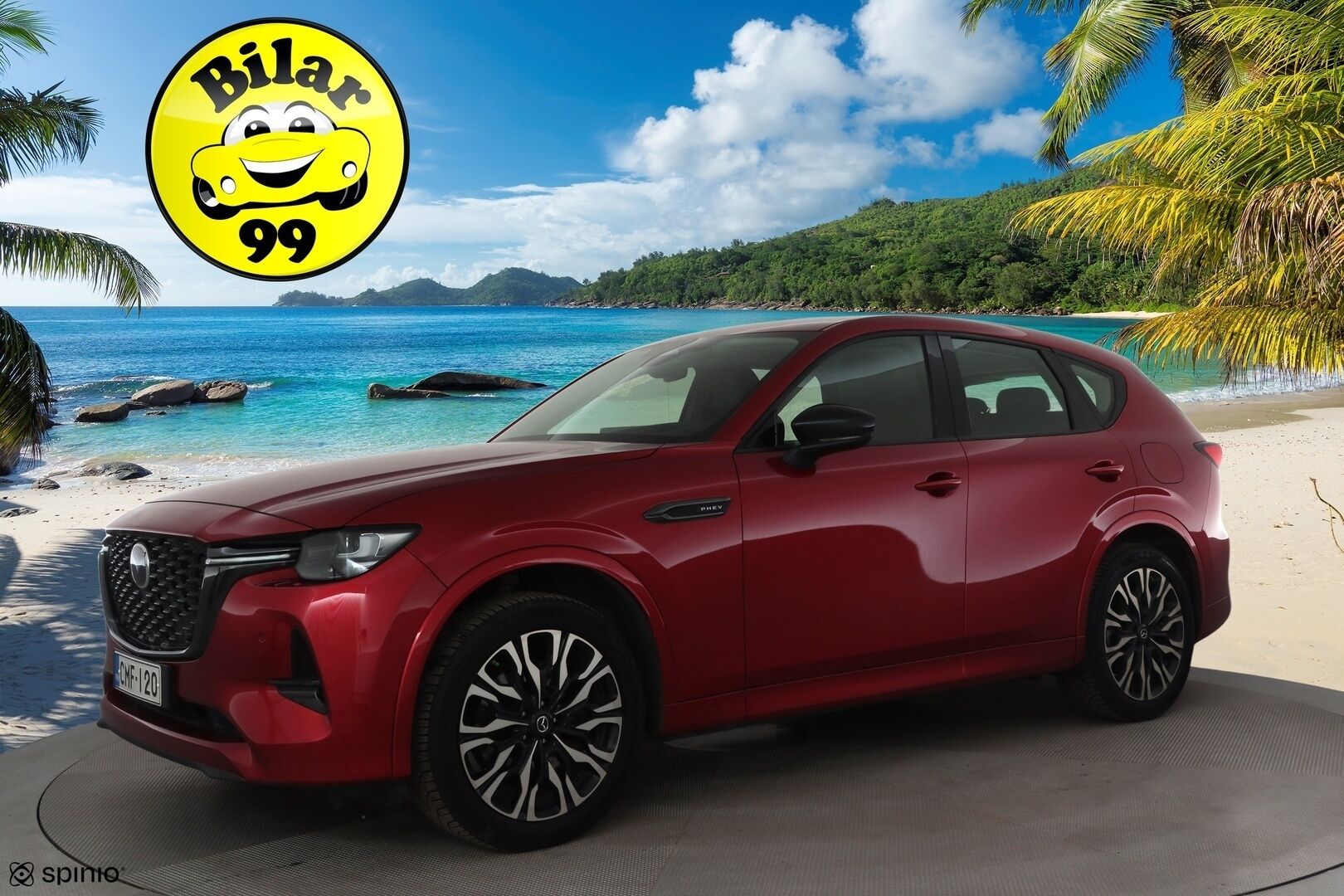 Mazda CX-60 2023 2.5 PHEV 8AT AWD Homura Driver Assistance * ACC / HUD / P.kamera / LED / Navi / Koukku / KeylessGo * - 1.Om Suomi-auto / Akku kuntotarkastettu / Kahdet renkaat aluvanteilla