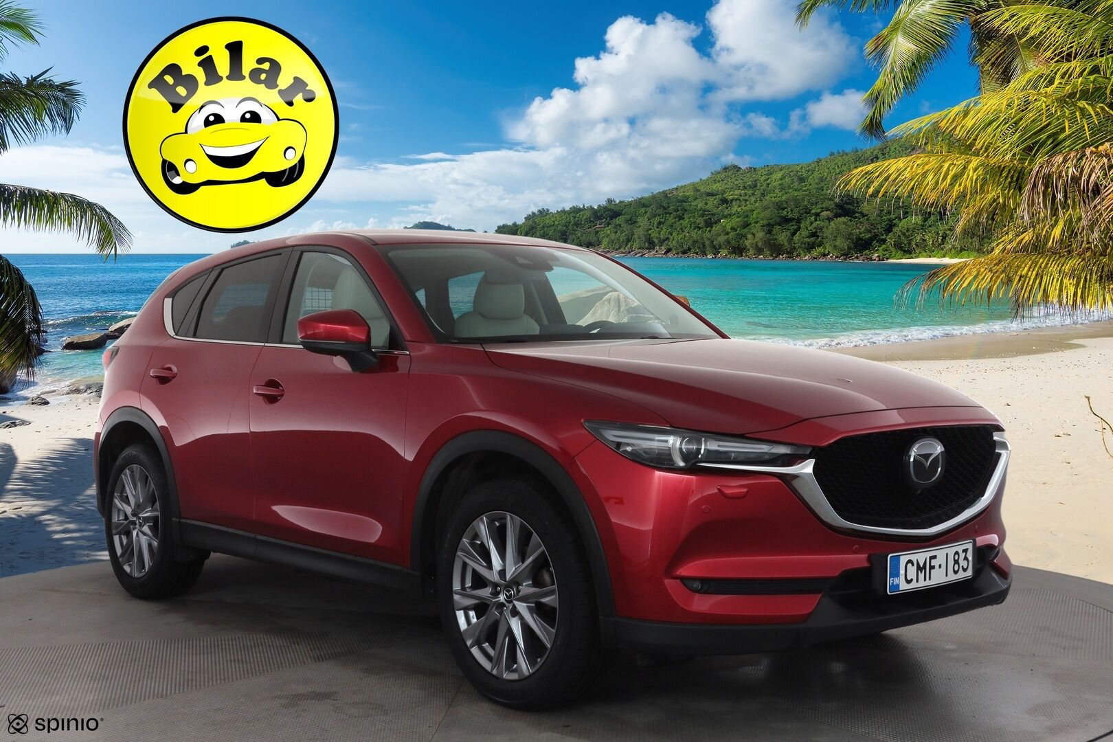 Mazda CX-5 2019 2,5 SKYACTIV-G AWD Luxury 6AT FR2 Vaalea nahkaverhoilu - | Bose | 360 | Webasto | ACC | Ilmastoitu Muistipenkki | LED | Kaistavahti | Katveavustin | Navi | Keyless | Suomi-auto | Kahdet renkaat |