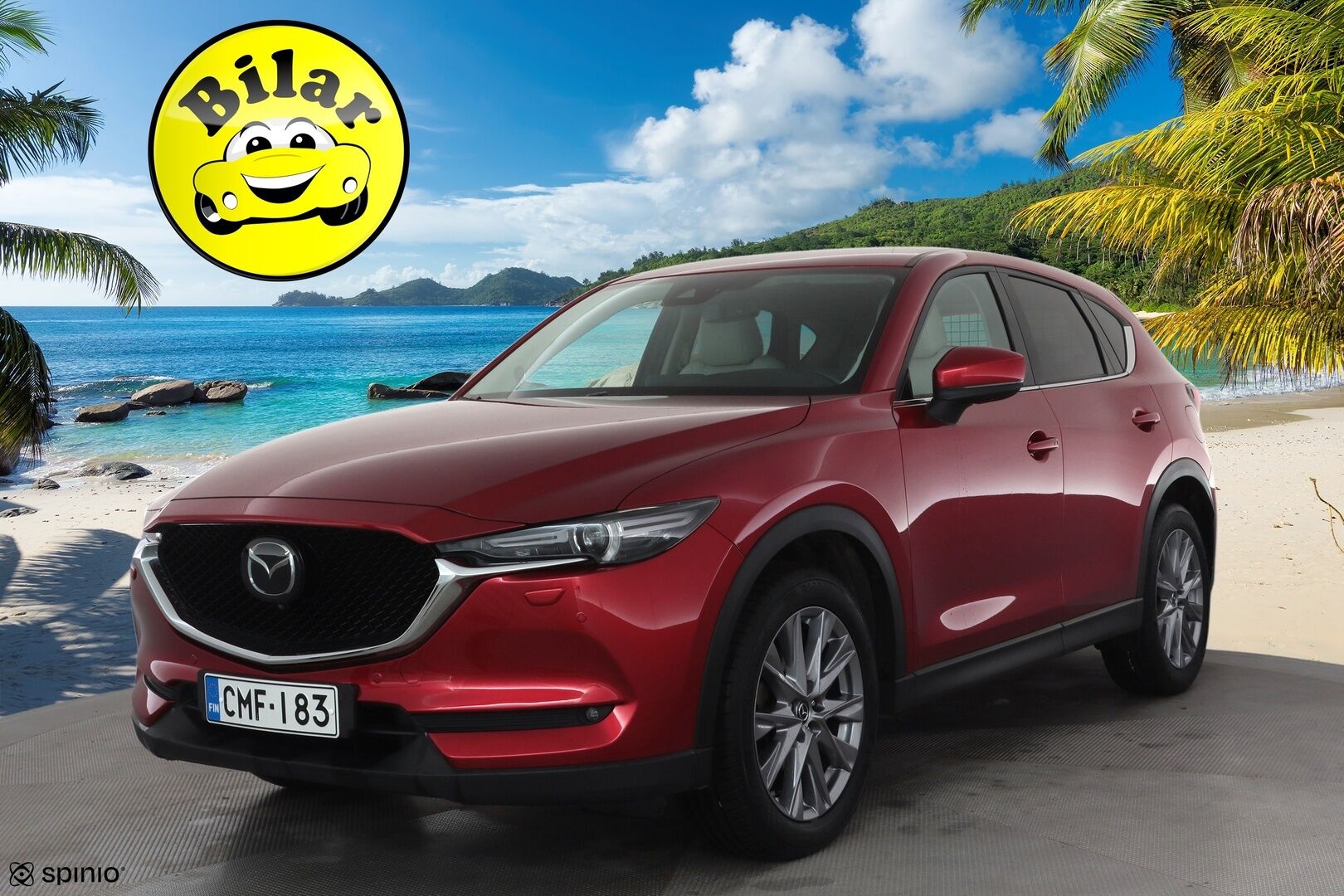 Mazda CX-5 2019 2,5 SKYACTIV-G AWD Luxury 6AT FR2 Vaalea nahkaverhoilu - | Bose | 360 | Webasto | ACC | Ilmastoitu Muistipenkki | LED | Kaistavahti | Katveavustin | Navi | Keyless | Suomi-auto | Kahdet renkaat |