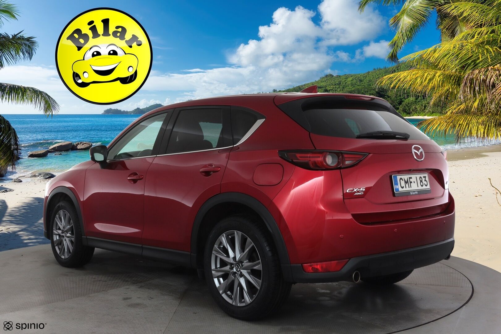 Mazda CX-5 2019 2,5 SKYACTIV-G AWD Luxury 6AT FR2 Vaalea nahkaverhoilu - | Bose | 360 | Webasto | ACC | Ilmastoitu Muistipenkki | LED | Kaistavahti | Katveavustin | Navi | Keyless | Suomi-auto | Kahdet renkaat |
