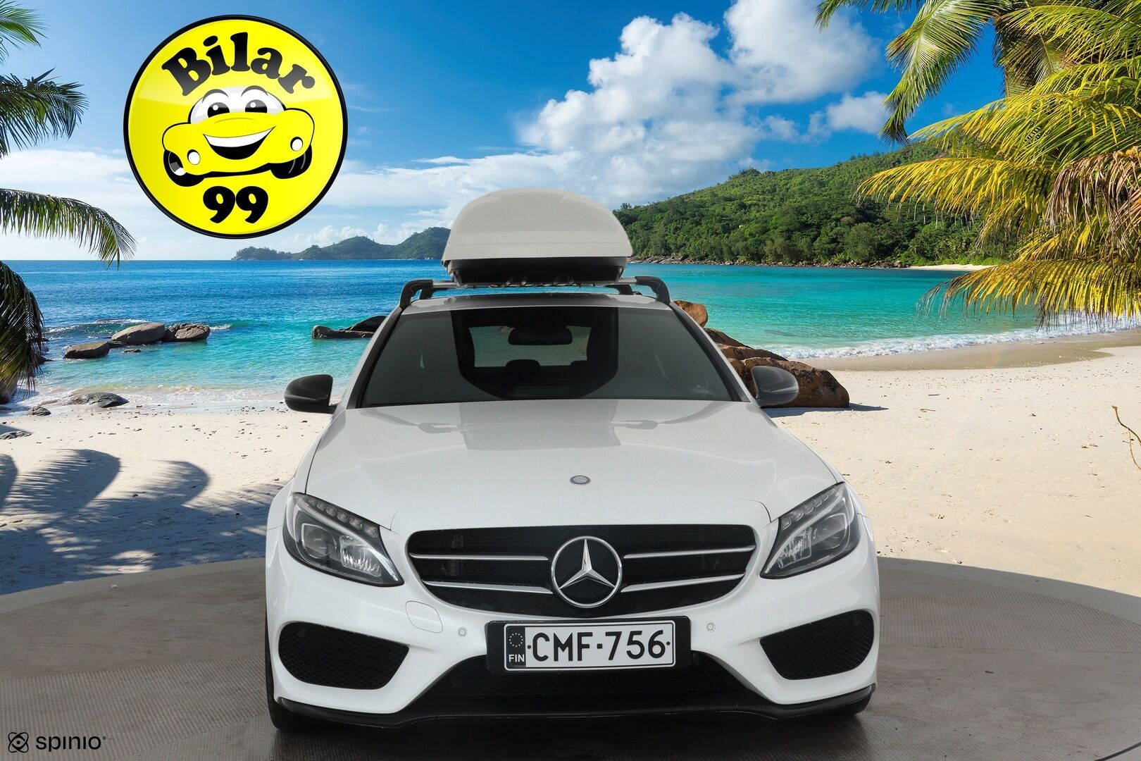 Mercedes-Benz C 2016 C 180 A AMG Premium Edition *Night-paketti / LED High Performance / Vakkari / Nahkasisusta / P.tutkat / Lohkolämmitin* - Alkuperäinen kattoboksi! 