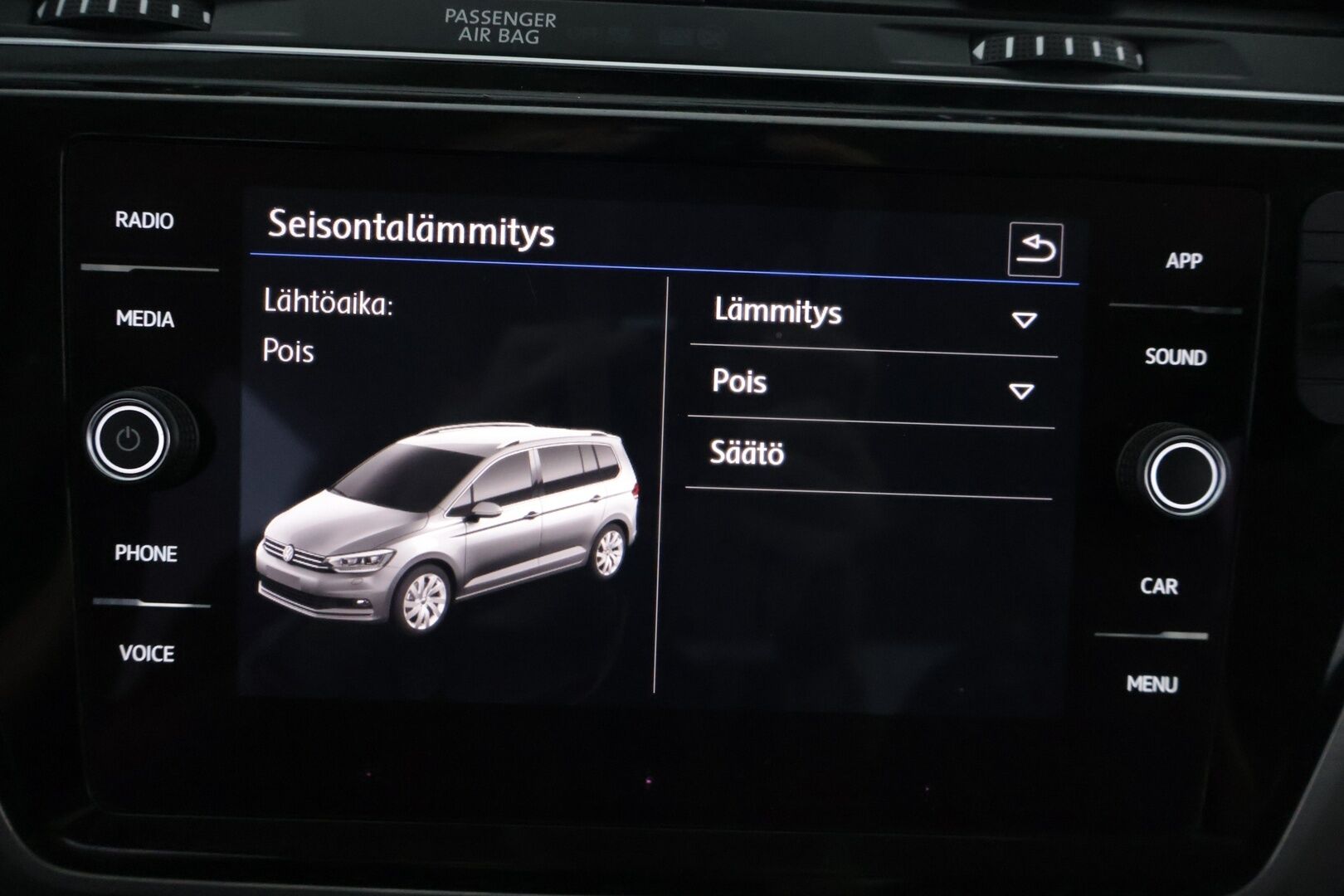 Volkswagen Touran 2019 Comfortline 1,5 TSI EVO 110 kW (150 hv) DSG-automaatti - ACC | 7-paikkainen | Juuri huollettu | Hihna 02/25 | Polttoainekäyttöinen lisälämmitin kaukosäätimellä | Apple CarPlay & Android Auto | Pysäköintitutkat edessä ja takana