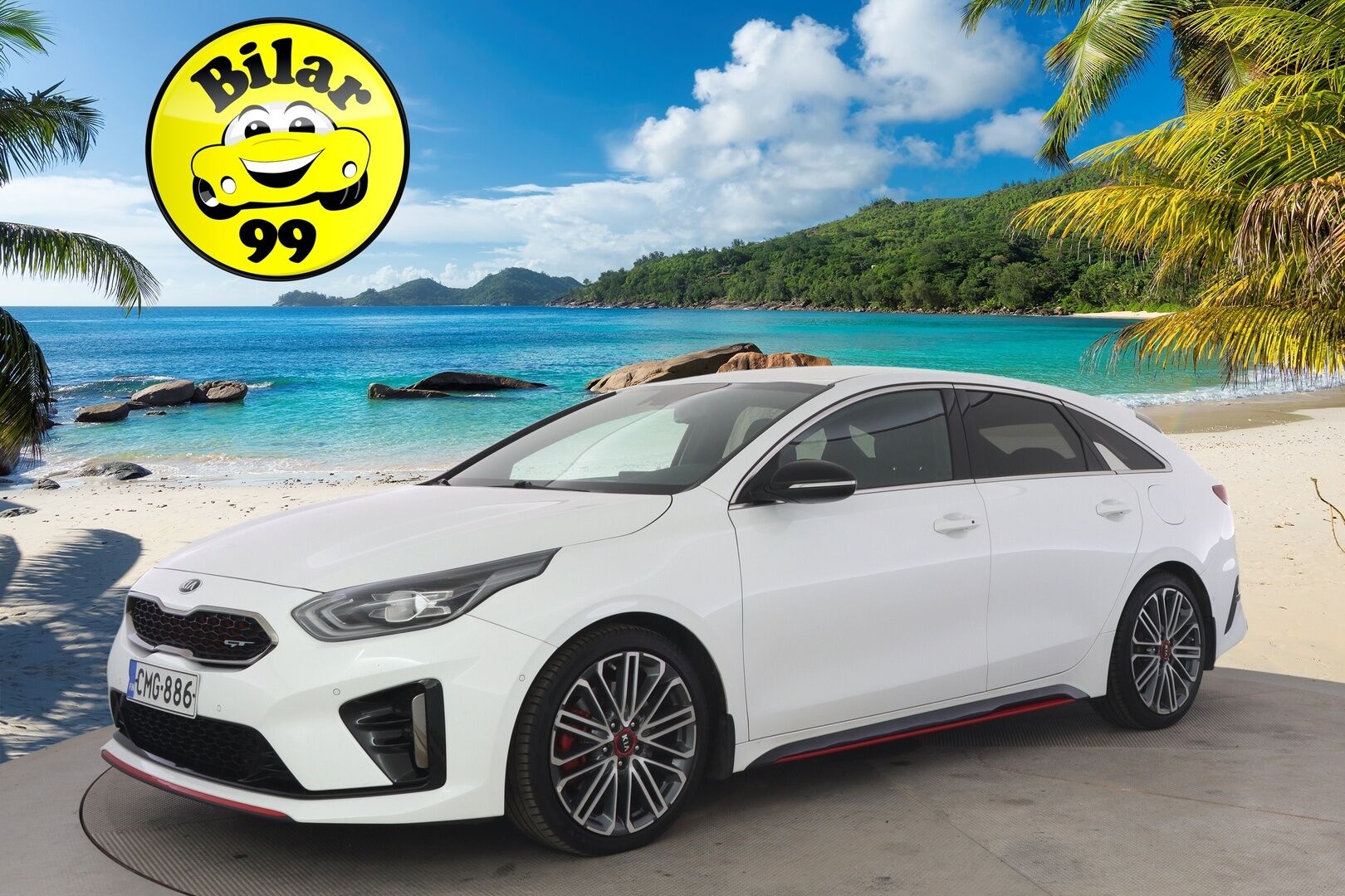 Kia ProCeed 2019 1.6 T-GDI ISG 204hv GT SB DCT A/T *Vakkari / Nahka-Alcantara / Sporttipenkit / Peruutuskamera / Navigointijärjestelmä* - *Suomi-auto / GT / Särmä huoltohistoria / Kahdet renkaat vanteineen*