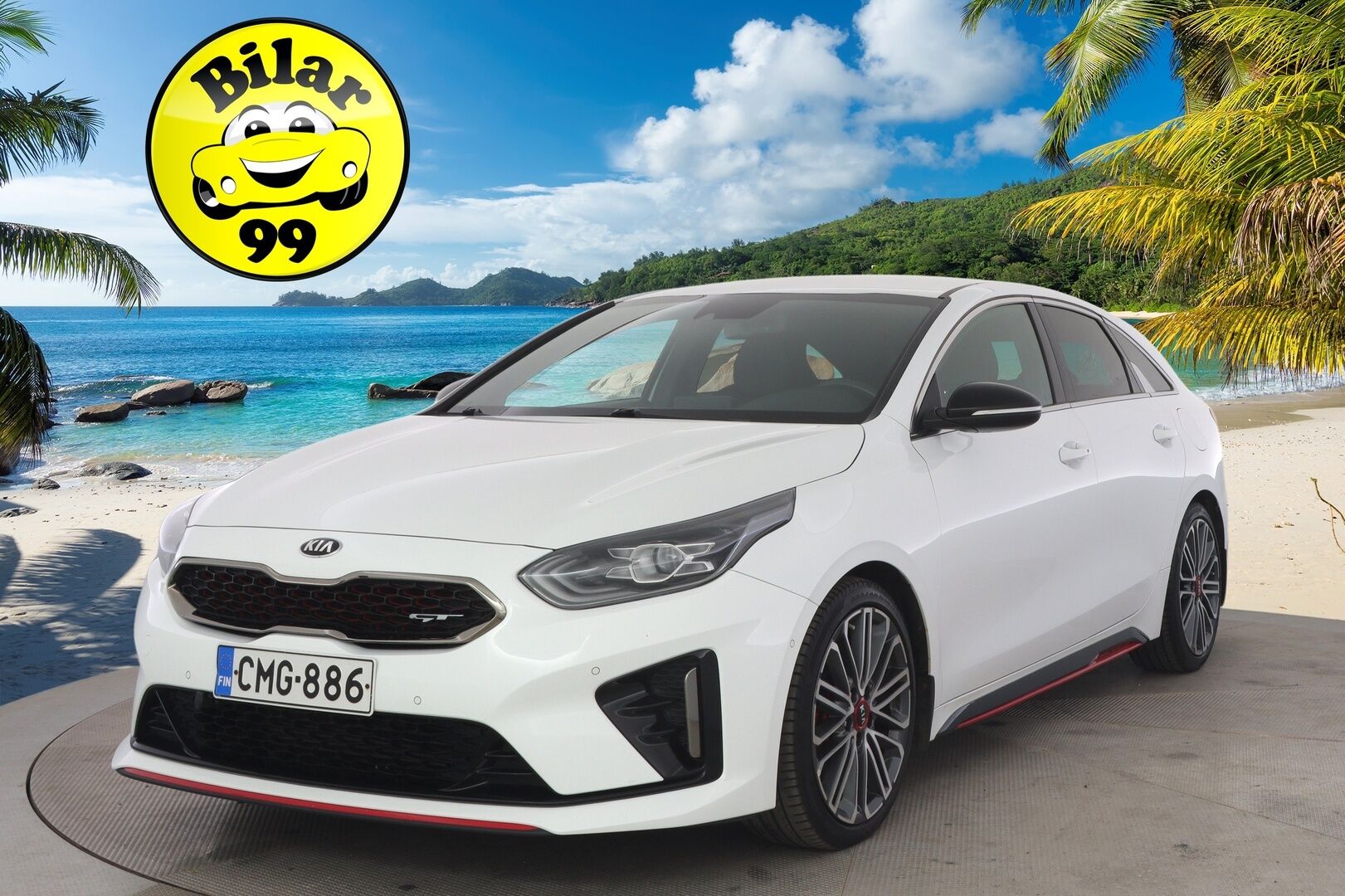 Kia ProCeed 2019 1.6 T-GDI ISG 204hv GT SB DCT A/T *Vakkari / Nahka-Alcantara / Sporttipenkit / Peruutuskamera / Navigointijärjestelmä* - *Suomi-auto / GT / Särmä huoltohistoria / Kahdet renkaat vanteineen*