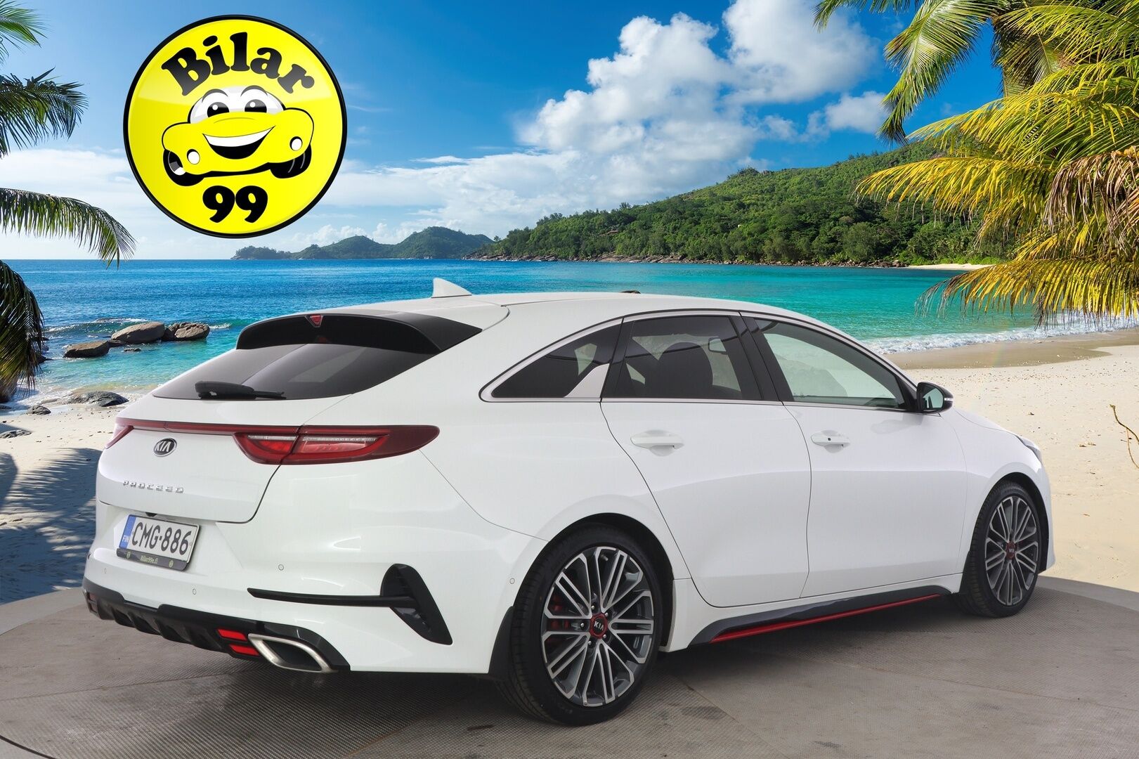 Kia ProCeed 2019 1.6 T-GDI ISG 204hv GT SB DCT A/T *Vakkari / Nahka-Alcantara / Sporttipenkit / Peruutuskamera / Navigointijärjestelmä* - *Suomi-auto / GT / Särmä huoltohistoria / Kahdet renkaat vanteineen*