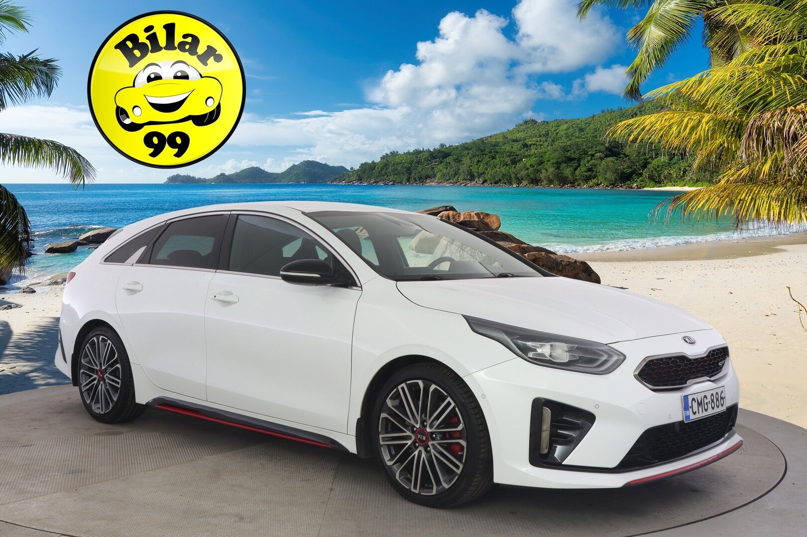 Kia ProCeed 2019 1.6 T-GDI ISG 204hv GT SB DCT A/T *Vakkari / Nahka-Alcantara / Sporttipenkit / Peruutuskamera / Navigointijärjestelmä* - *Suomi-auto / GT / Särmä huoltohistoria / Kahdet renkaat vanteineen*