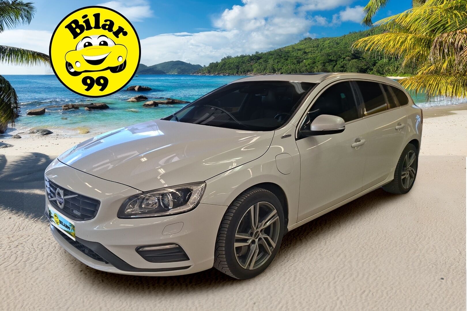 Volvo V60 2014 D6 AWD R-Design plug in hybrid aut * Vakionopeudensäädin / Kattoluukku / Nahkapenkit sähkösäädöillä * - * Webasto / Hyvä huoltohistoria / Vetokoukku * - HULLUT AVAJAISHULINAT KORKOTARJOUS 3,29 %