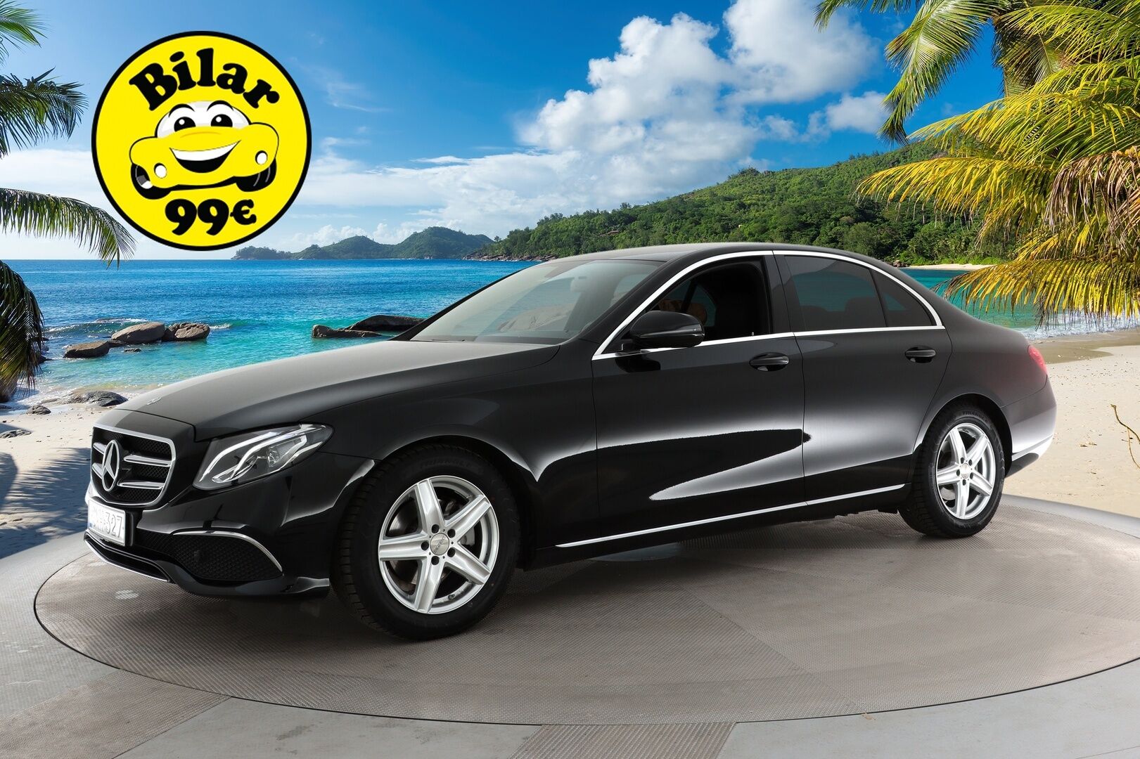 Mercedes-Benz E 2019 200 d A Business * Nahkasisusta / P-Kamera / Lohkolämmitin / Navi * - 3,99 % KORKOTARJOUS TÄHÄN AUTOON - * Suomi-auto / 2x Renkaat / Vähän ajettu *