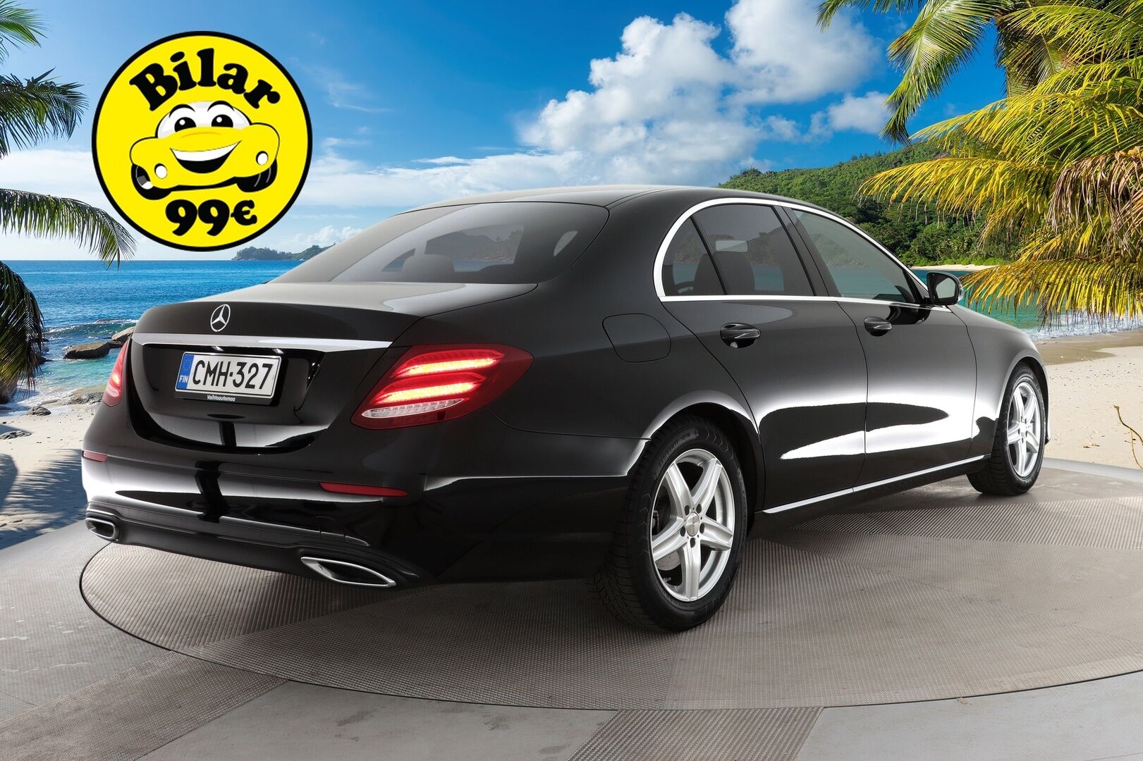 Mercedes-Benz E 2019 200 d A Business * Nahkasisusta / P-Kamera / Lohkolämmitin / Navi * - 3,99 % KORKOTARJOUS TÄHÄN AUTOON - * Suomi-auto / 2x Renkaat / Vähän ajettu *