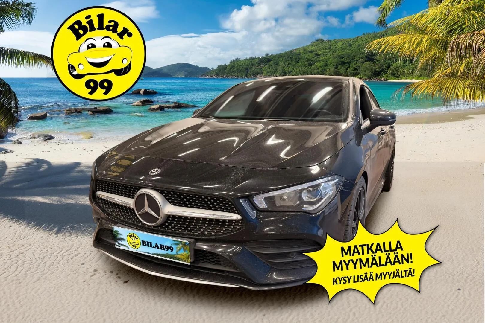 Mercedes-Benz CLA 2019 180 A Business AMG - Suomi-auto | AMG-paketit | Widescreen | P.Kamera | Sporttipenkit | Navi LED High Performance | Puolinahat | AppleCarPlay | Kaistanpitoavustin | 2X Renkaat & Vanteet |