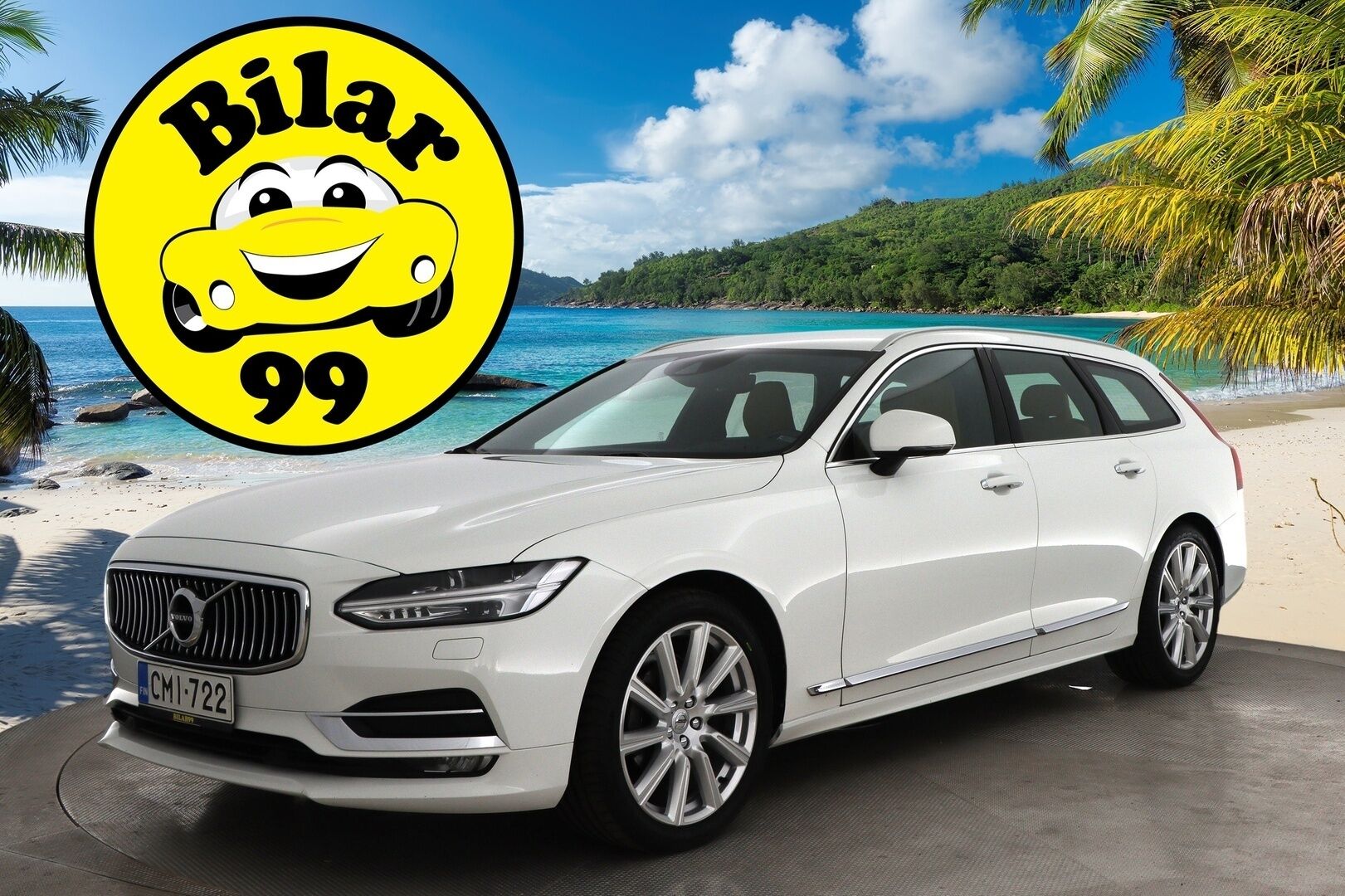 Volvo V90 2019 D3 AWD Business Inscription aut - Webasto | ACC | Pilot Assist | Koukku | Konjakkinahat | High.Performance Audio | KeyLess