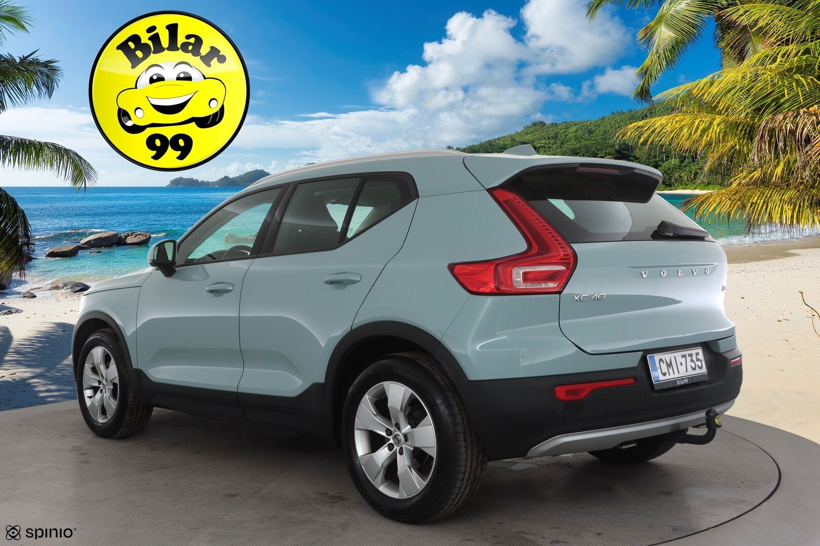 Volvo XC40 2019 D3 Business aut * Webasto / Koukku / ACC / LED / P.Kamera / Kaistavahti / Navi * - Suomi-auto / Kahdet renkaat aluvanteilla - HULLUT AVAJAISHULINAT KORKOTARJOUS 3,29 %