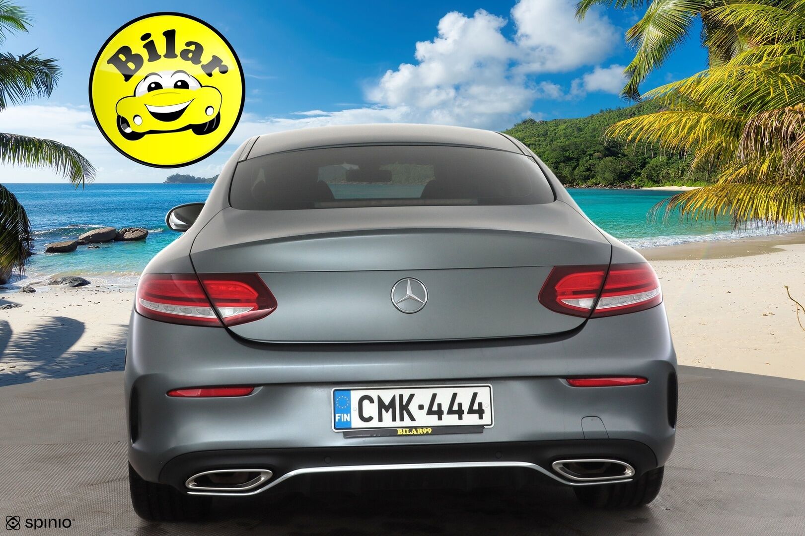 Mercedes-Benz C 2019 400 4Matic A Coupe AMG - | Burmester | Facelift | Designo erikoisväri | P.kamera | Sporttipenkit | Apple & Android | LED | Nahka-alcantara | Merkkihuollot | 2x renkaat |