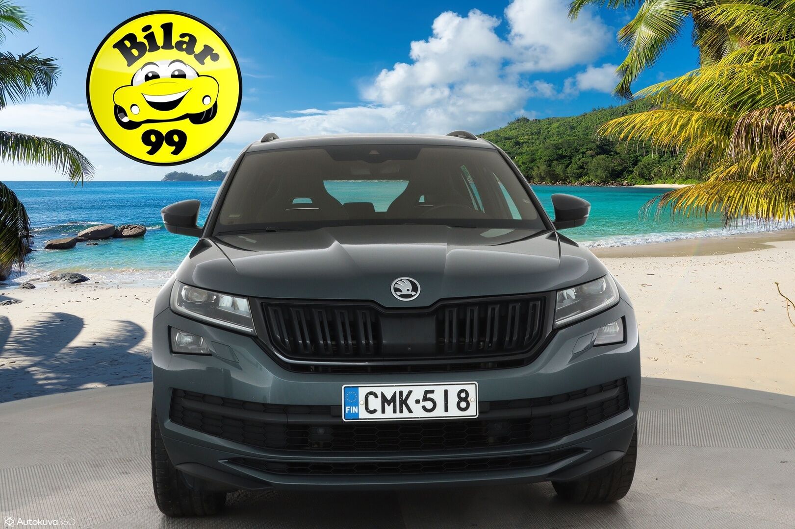 Skoda Kodiaq 2019 2,0 TDI 190 4x4 SportLine DSG Autom **Muistipenkki / Webasto / Koukku / 360° Kamera / Adapt.Vakkari / Canton** - LED-valot / Digimittaristo /  Navi / Kaistavahti / Nahka-Alcantara / KeylessGO / 2x Renkaat