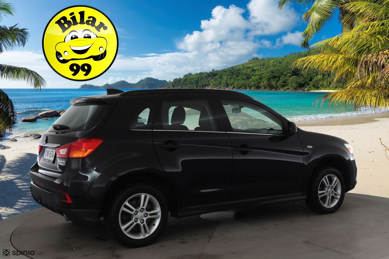 Mitsubishi ASX 2019 1,6 MIVEC Invite Business 5MT * Suomi-auto / Vakkari / Lohko+Sisä / Auto.ilmastointi * - Kahdet renkaat aluvanteilla / Merkkihuollettu