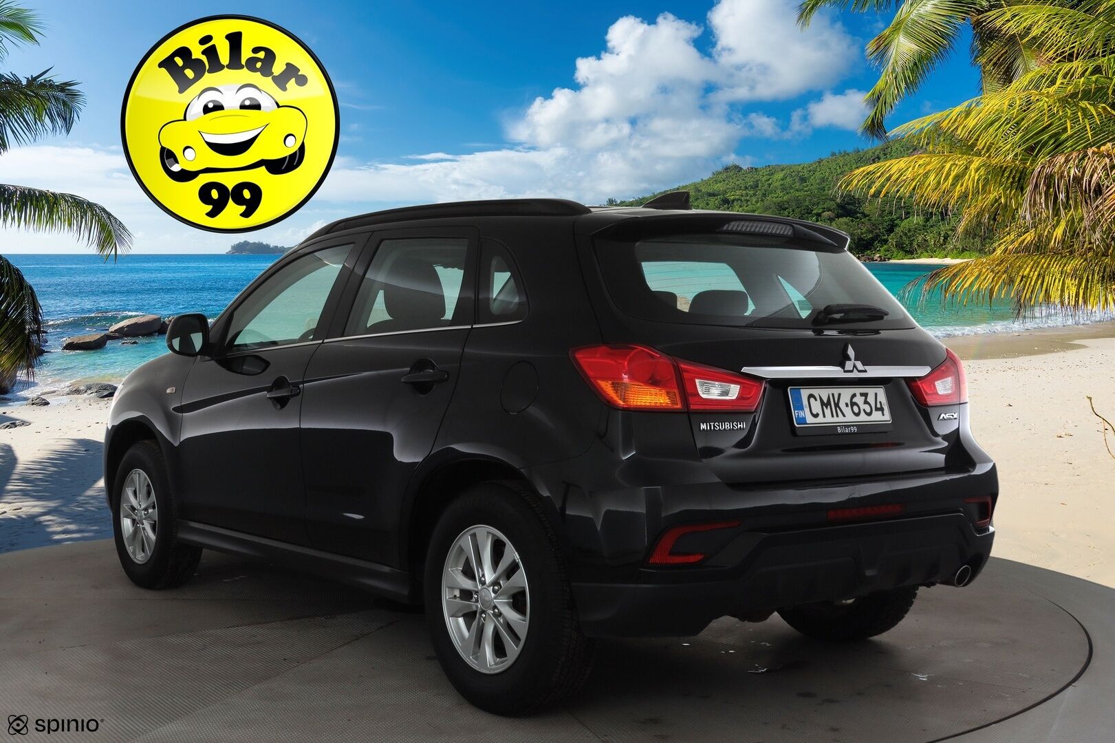 Mitsubishi ASX 2019 1,6 MIVEC Invite Business 5MT * Suomi-auto / Vakkari / Lohko+Sisä / Auto.ilmastointi * - Kahdet renkaat aluvanteilla / Merkkihuollettu