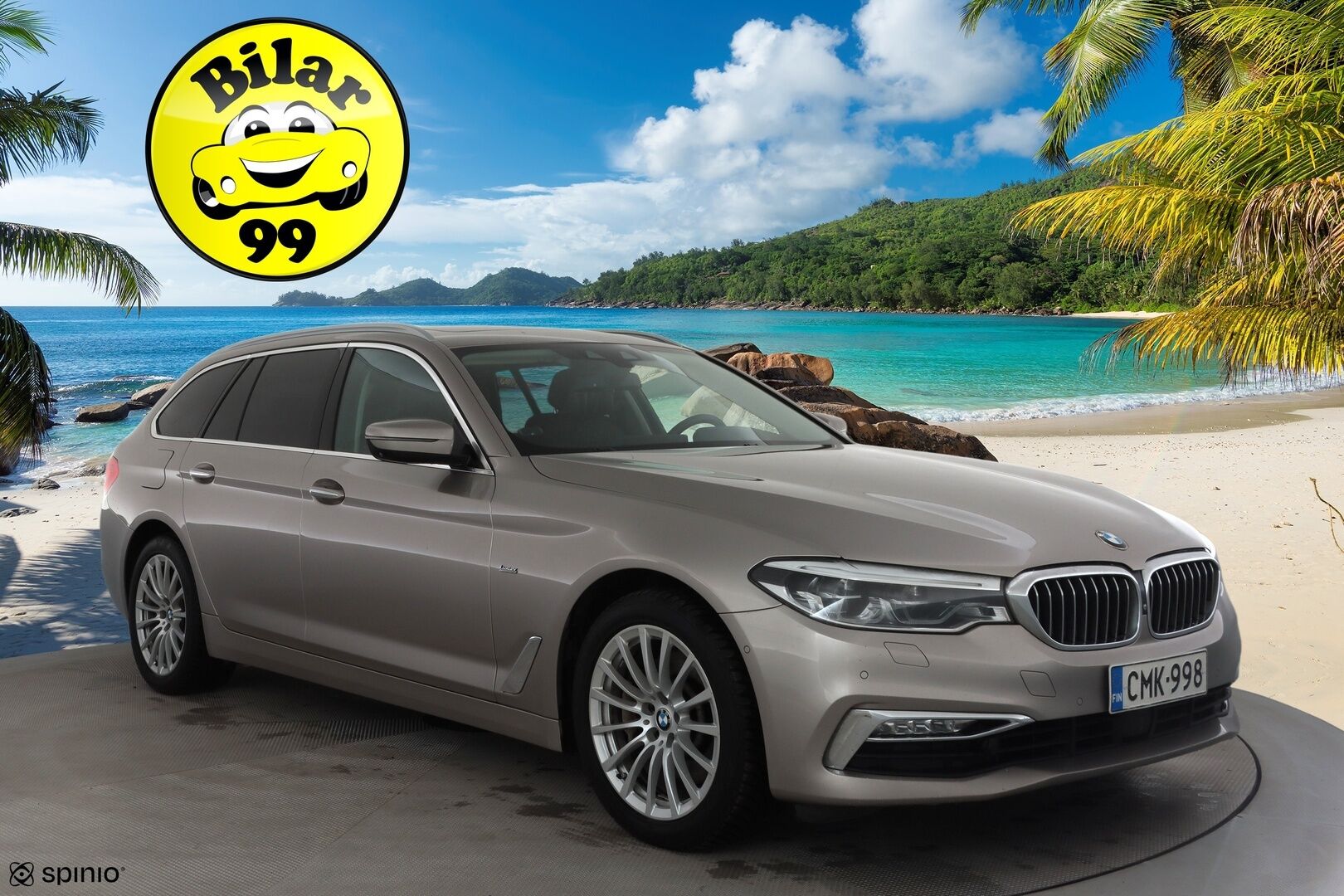 BMW 530 2017 G31 Touring 530d A xDrive Business Comfort * H&K / Panorama / ACC / Adapt.LED / 360° / Sisätilanlämmitin / Navi * - Koukku / HUD / Hierovat&Ilmastoidut Sportnahat Muistilla / Kahdet renkaat / Merkkihuollot - HULLUT BLACKWEEK JATKOT - KORKOTARJOUS 2,49%