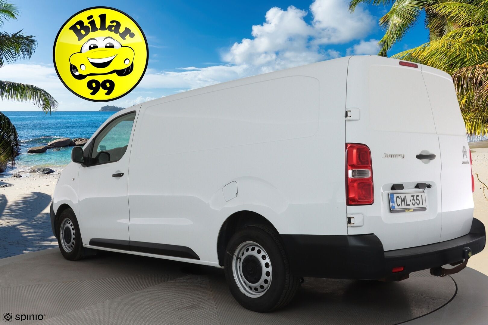 Citroen Jumpy 2019 BlueHDi 180 XL Automaatti *Webasto / Koukku / Vakkari / P.Kamera / Puolinahat / Bluetooth * - Suomi-auto / Kahdet Renkaat / Jakopää tehty 3/2025 / ALV