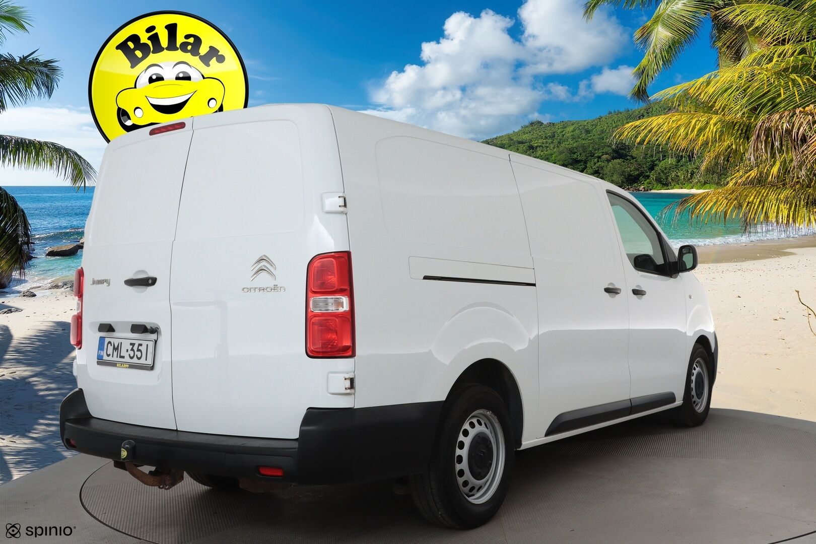 Citroen Jumpy 2019 BlueHDi 180 XL Automaatti *Webasto / Koukku / Vakkari / P.Kamera / Puolinahat / Bluetooth * - Suomi-auto / Kahdet Renkaat / Jakopää tehty 3/2025 / ALV
