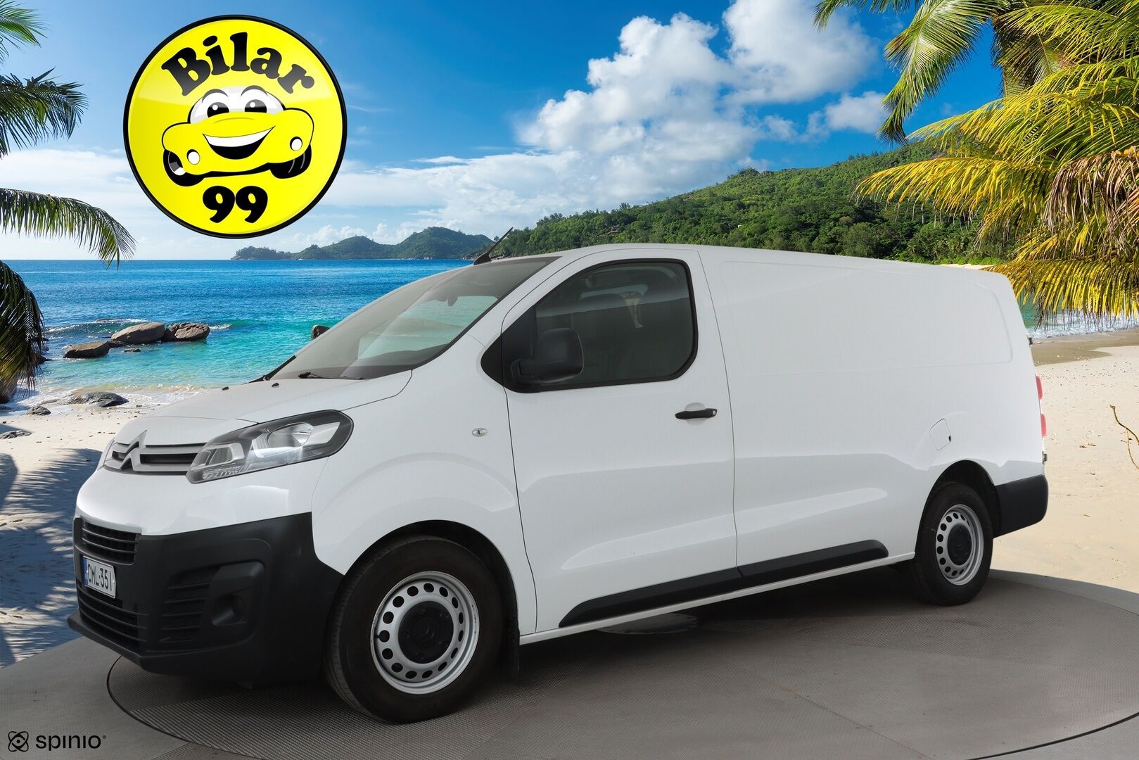 Citroen Jumpy 2019 BlueHDi 180 XL Automaatti *Webasto / Koukku / Vakkari / P.Kamera / Puolinahat / Bluetooth * - Suomi-auto / Kahdet Renkaat / Jakopää tehty 3/2025 / ALV