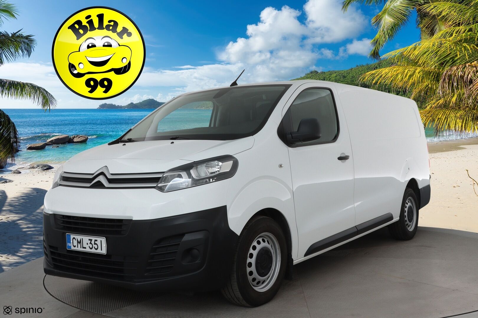 Citroen Jumpy 2019 BlueHDi 180 XL Automaatti *Webasto / Koukku / Vakkari / P.Kamera / Puolinahat / Bluetooth * - Suomi-auto / Kahdet Renkaat / Jakopää tehty 3/2025 / ALV
