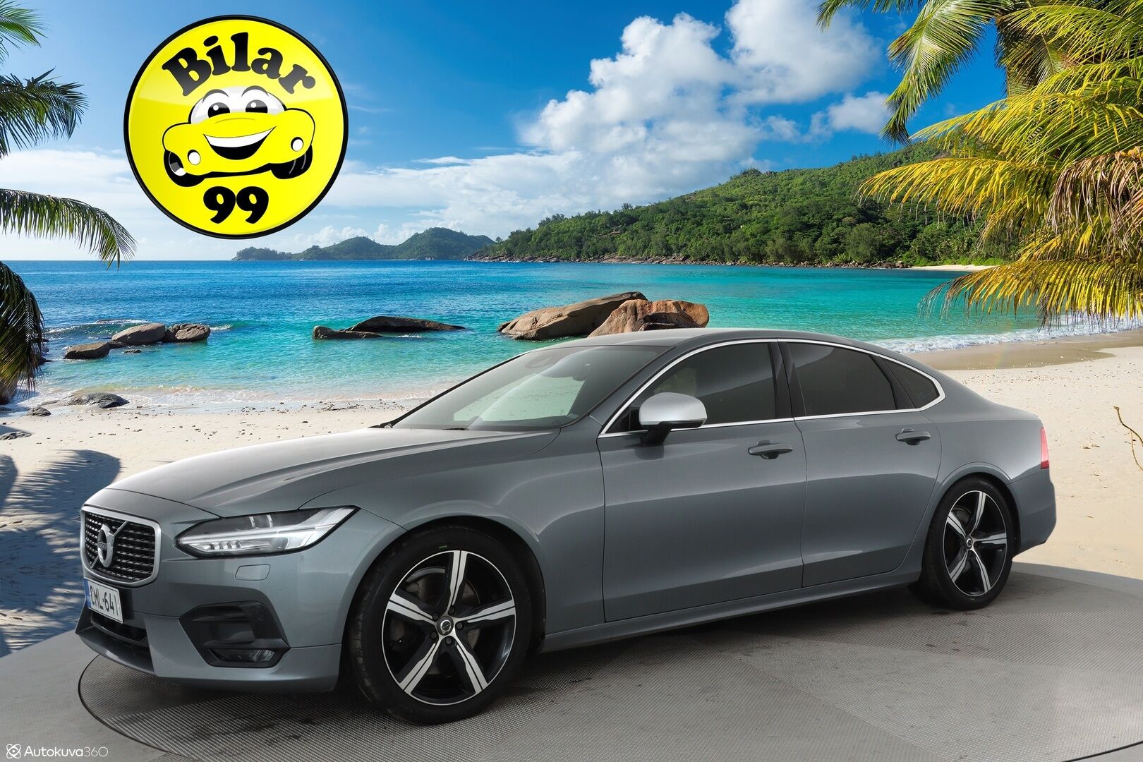 Volvo S90 2019 D5 AWD R-Design aut **Webasto / Adapt.Vakkari / Full-LED / Bowers&Wilkins / Sporttipenkki Muistilla / Navi** - Suomi-auto / P-Kamera / Kaistavahti / KeylessGO / 2x Renkaat 