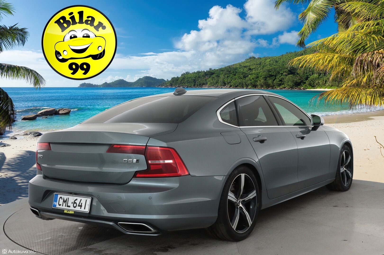 Volvo S90 2019 D5 AWD R-Design aut **Webasto / Adapt.Vakkari / Full-LED / Bowers&Wilkins / Sporttipenkki Muistilla / Navi** - Suomi-auto / P-Kamera / Kaistavahti / KeylessGO / 2x Renkaat 