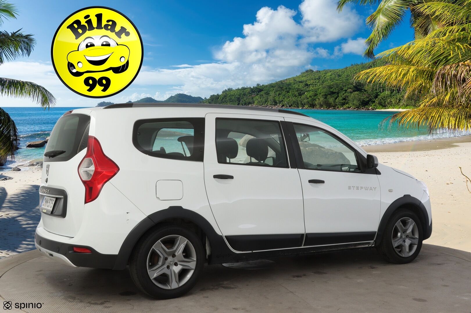 Dacia Lodgy 2019 Stepway 10 Blue dCi 115 7-paik. **Vakkari / Lohkolämmitin / P.kamera / Navi / Apple&Android** - Suomi-auto