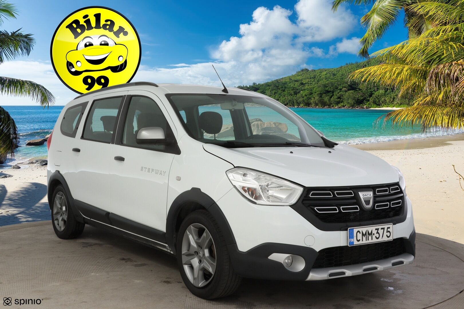 Dacia Lodgy 2019 Stepway 10 Blue dCi 115 7-paik. **Vakkari / Lohkolämmitin / P.kamera / Navi / Apple&Android** - Suomi-auto