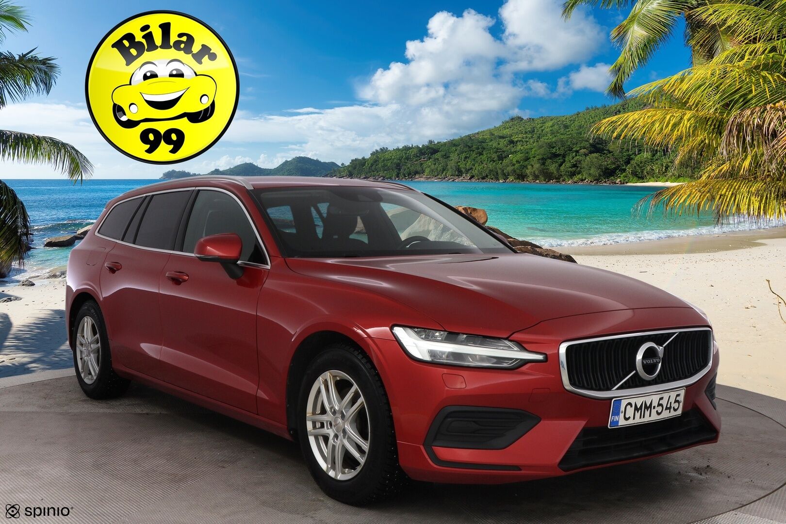 Volvo V60 2019 D3 Business aut * Webasto / Merkkihuollot / Vetokoukku / Ratinlämmitys / Adapt.LED / Sähköluukku / Digimittari! - UPEA!