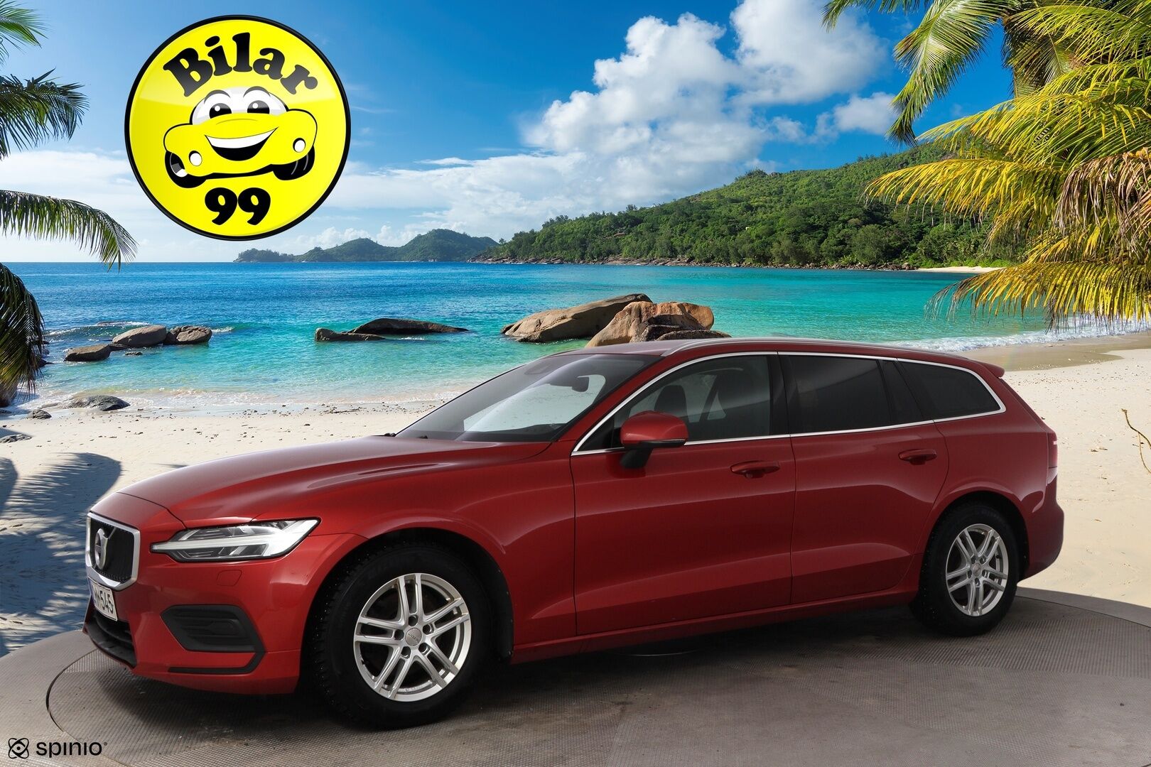 Volvo V60 2019 D3 Business aut * Webasto / Merkkihuollot / Vetokoukku / Ratinlämmitys / Adapt.LED / Sähköluukku / Digimittari! - UPEA!