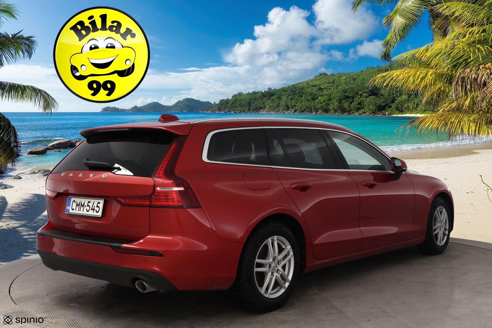 Volvo V60 2019 D3 Business aut * Webasto / Merkkihuollot / Vetokoukku / Ratinlämmitys / Adapt.LED / Sähköluukku / Digimittari! - UPEA!