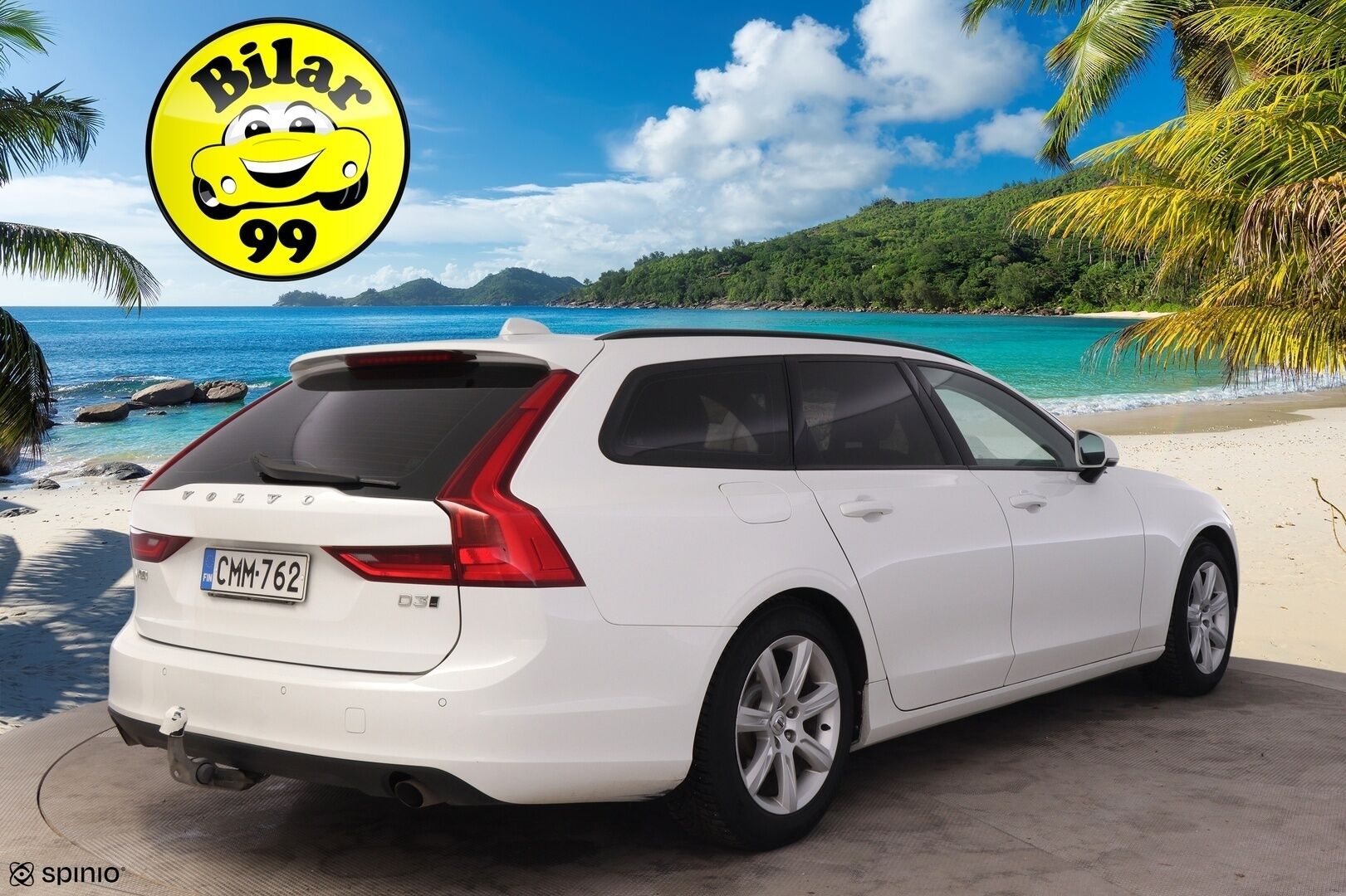Volvo V90 2017 D3 AWD Momentum aut - ACC | Webasto | Vetokoukku | Ratin lämmitys | 2x renkaat&alumiinivanteet