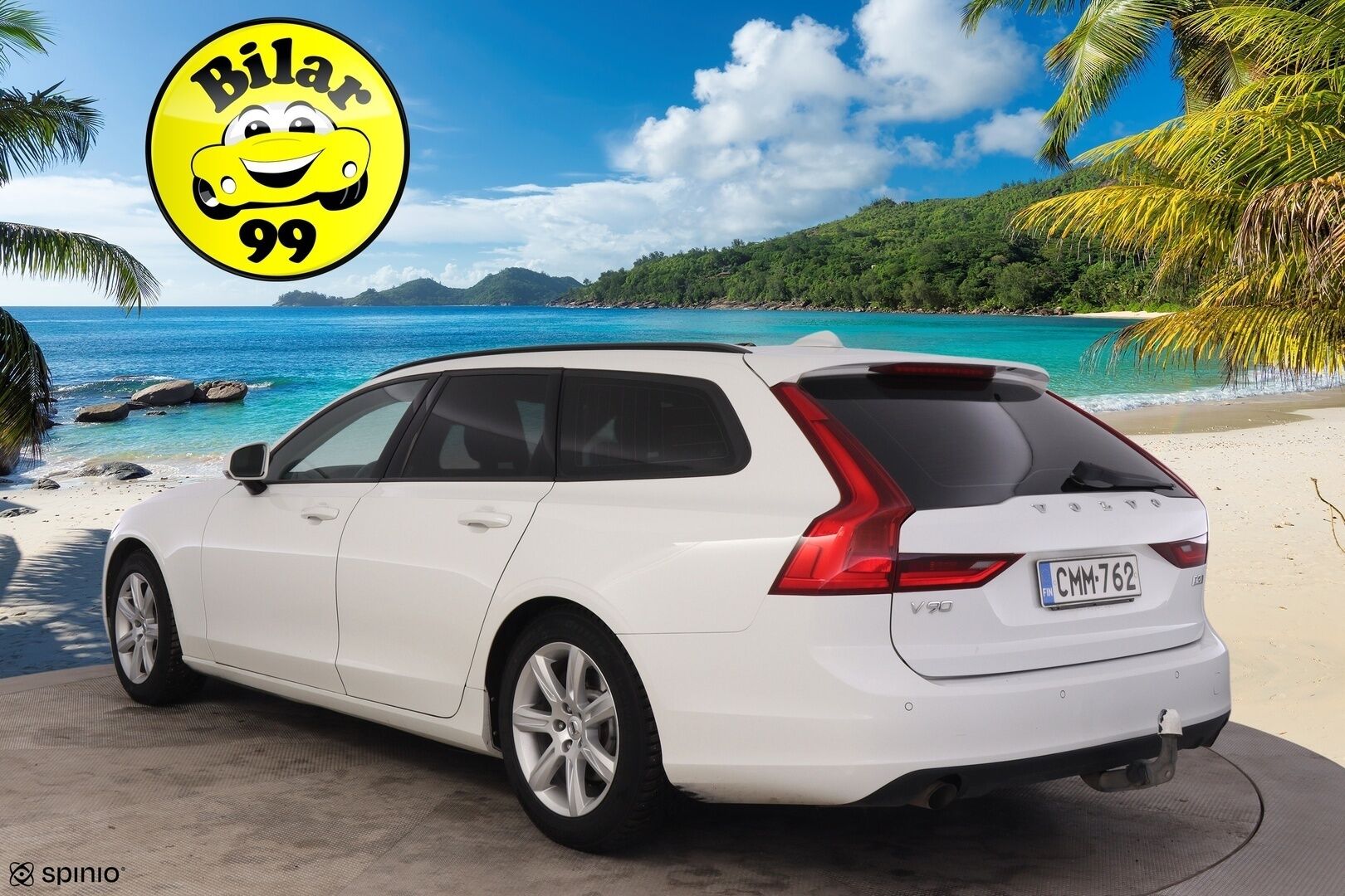 Volvo V90 2017 D3 AWD Momentum aut - ACC | Webasto | Vetokoukku | Ratin lämmitys | 2x renkaat&alumiinivanteet