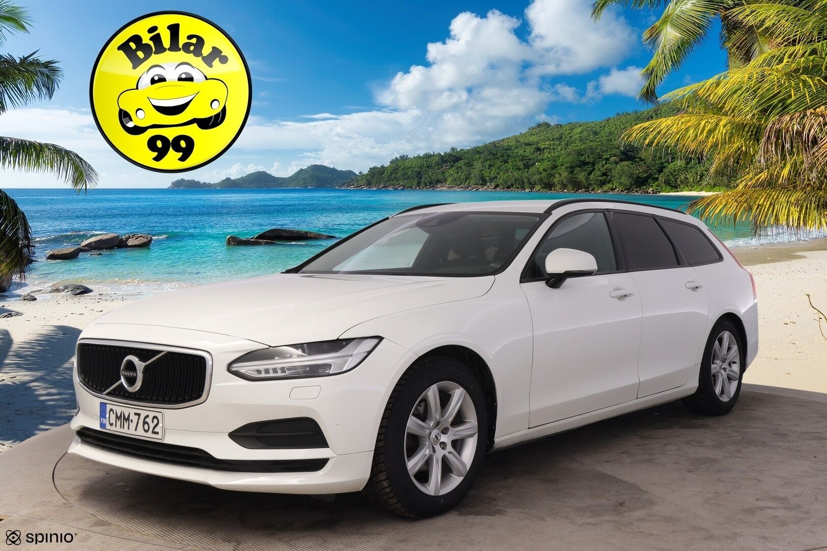 Volvo V90 2017 D3 AWD Momentum aut - ACC | Webasto | Vetokoukku | Ratin lämmitys | 2x renkaat&alumiinivanteet