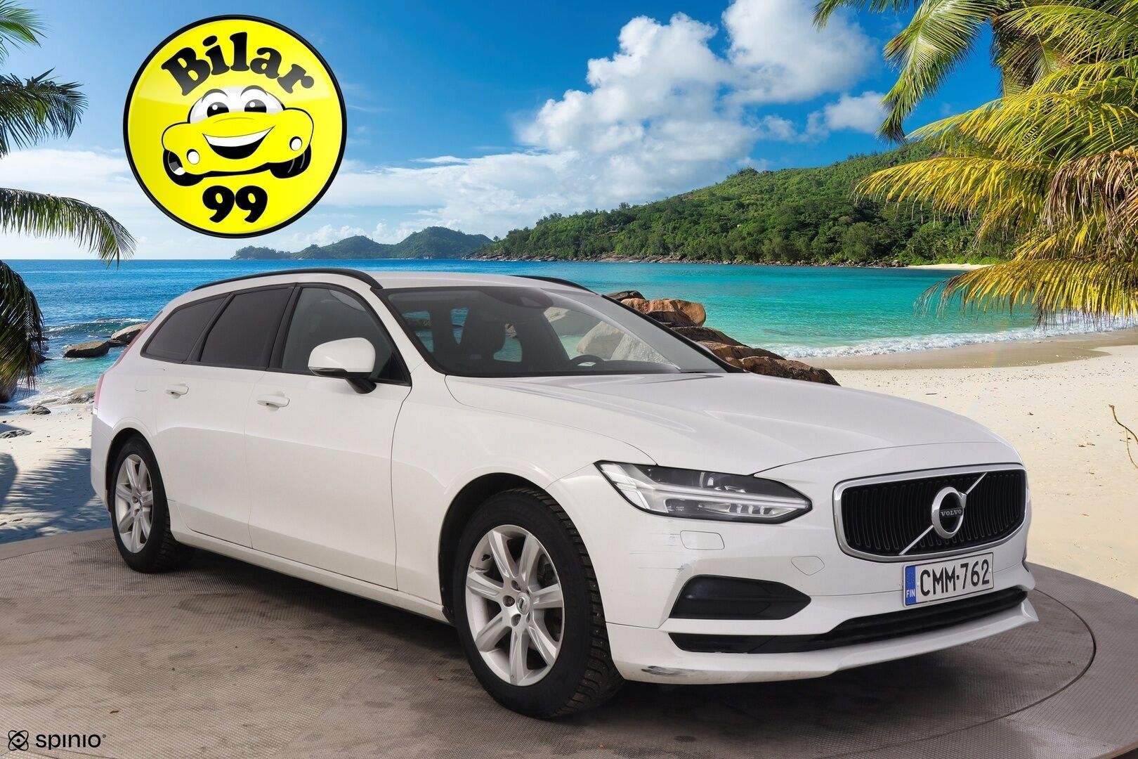 Volvo V90 2017 D3 AWD Momentum aut - ACC | Webasto | Vetokoukku | Ratin lämmitys | 2x renkaat&alumiinivanteet