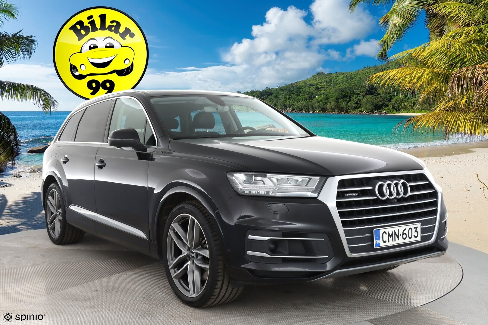 Audi Q7 2016 Business 3,0 V6 TDI 200 kW quattro tiptronic  *360 Kamera / Panoraama / BOSE äänentoisto / Muistipenkit / Ilma-alusta / 7.paik* - *360 Kamera / Panoraama / BOSE äänentoisto / Muistipenkit / Ilma-alusta / 7.paik* - HULLUT AVAJAISHULINAT KORKOTARJOUS 3,29 %