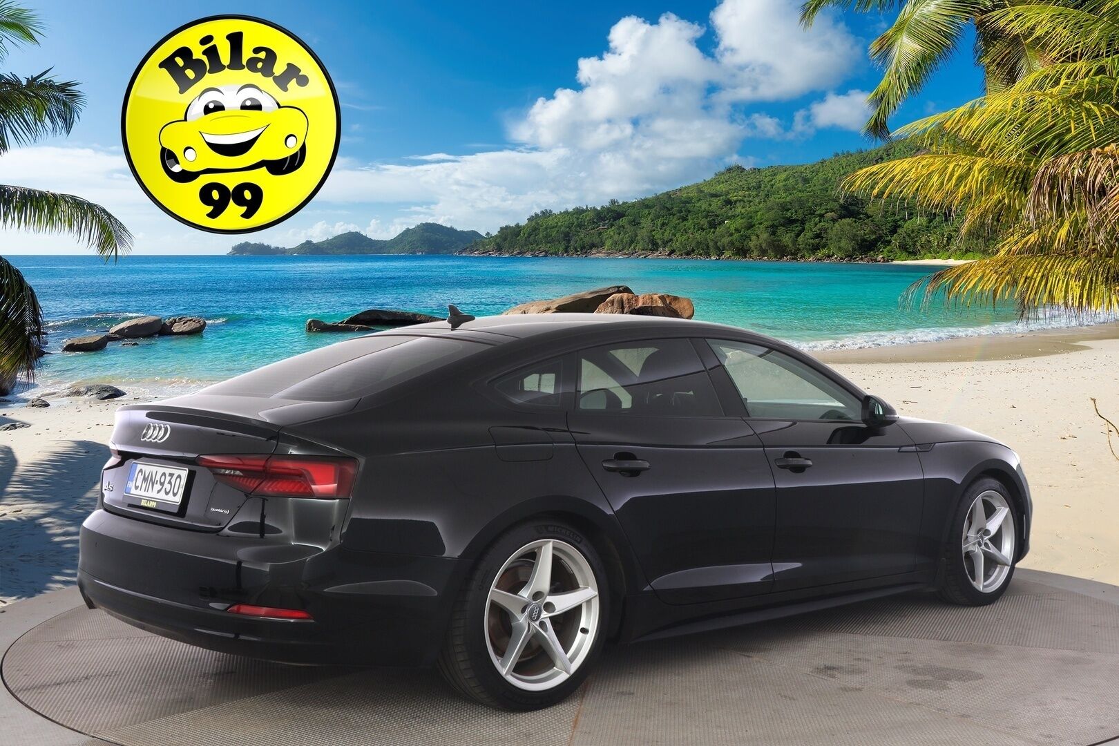 Audi A5 2019 Sportback Business Sport Comfort Edition 40 TDI 140 kW quattro S tronic *Koukku / Webasto / Tutkat / LED / Sähkökontti* - *Suomi-auto / 2x renkaat ja vanteet / Jakohihna vaihdettu 2025* - Osta nyt, maksa vasta ensi vuonna