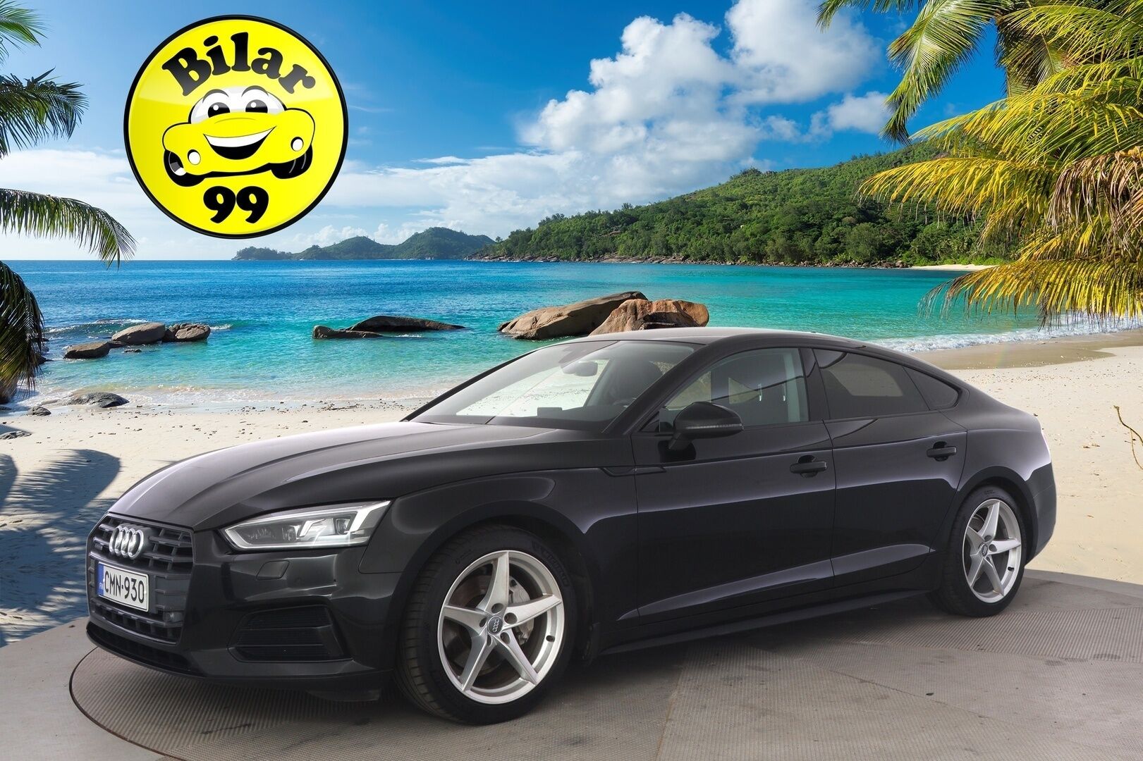Audi A5 2019 Sportback Business Sport Comfort Edition 40 TDI 140 kW quattro S tronic *Koukku / Webasto / Tutkat / LED / Sähkökontti* - *Suomi-auto / 2x renkaat ja vanteet / Jakohihna vaihdettu 2025* - Osta nyt, maksa vasta ensi vuonna