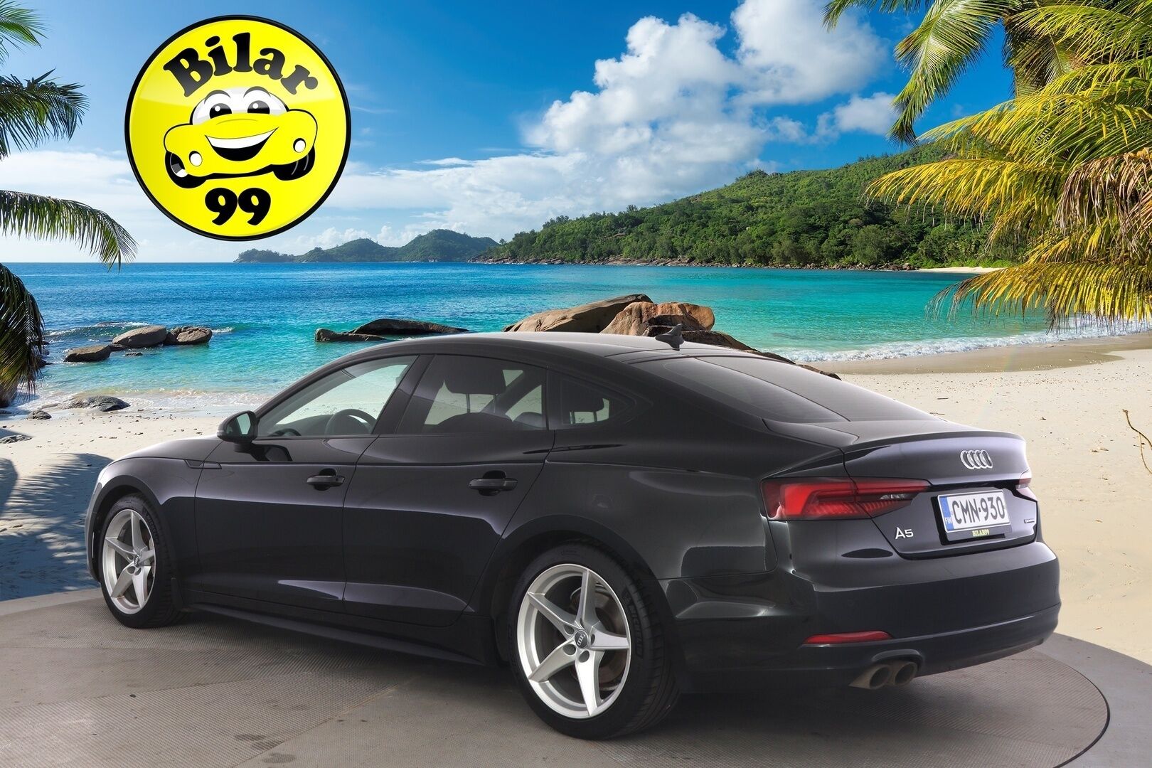 Audi A5 2019 Sportback Business Sport Comfort Edition 40 TDI 140 kW quattro S tronic *Koukku / Webasto / Tutkat / LED / Sähkökontti* - *Suomi-auto / 2x renkaat ja vanteet / Jakohihna vaihdettu 2025* - Osta nyt, maksa vasta ensi vuonna