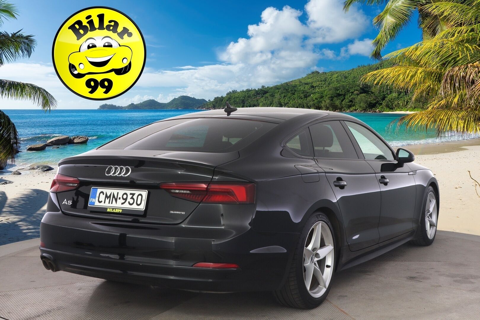 Audi A5 2019 Sportback Business Sport Comfort Edition 40 TDI 140 kW quattro S tronic *Koukku / Webasto / Tutkat / LED / Sähkökontti* - *Suomi-auto / 2x renkaat ja vanteet / Jakohihna vaihdettu 2025* - Osta nyt, maksa vasta ensi vuonna