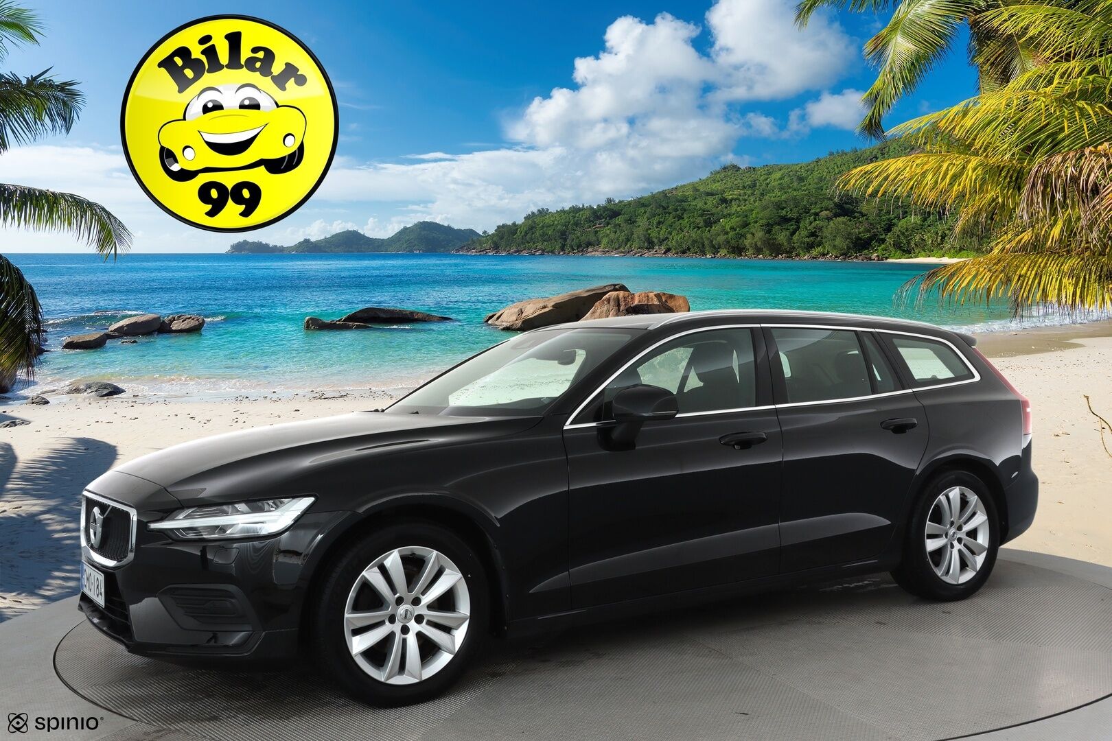 Volvo V60 2019 D3 Business aut **Webasto / P.Tutkat / LED-valot / Navi / Kaistavahti / KeylessGO** - 1-om Suomi-auto / Kahdet Renkaat