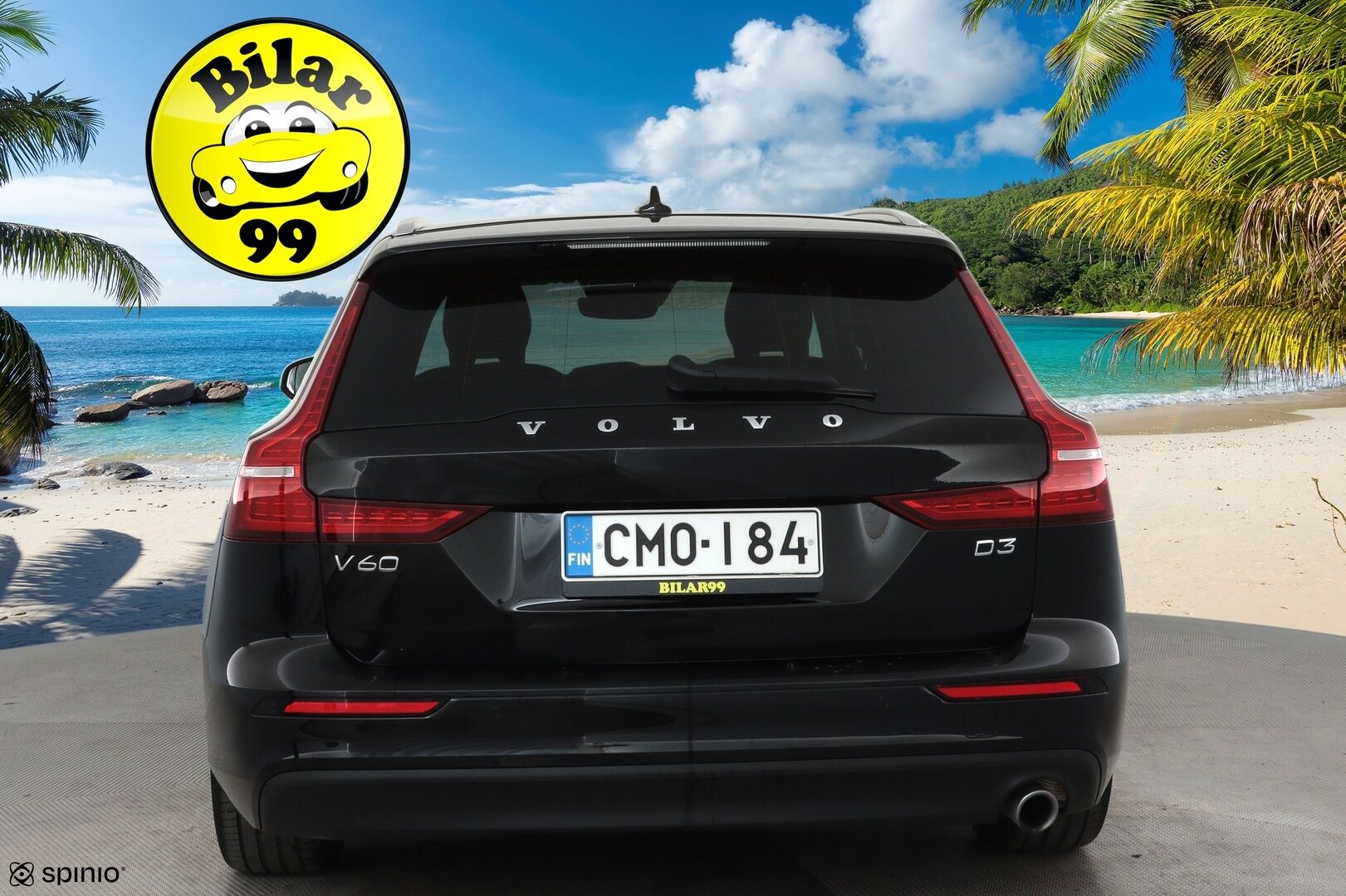 Volvo V60 2019 D3 Business aut **Webasto / P.Tutkat / LED-valot / Navi / Kaistavahti / KeylessGO** - 1-om Suomi-auto / Kahdet Renkaat / Dynamic alusta / Audio High performance