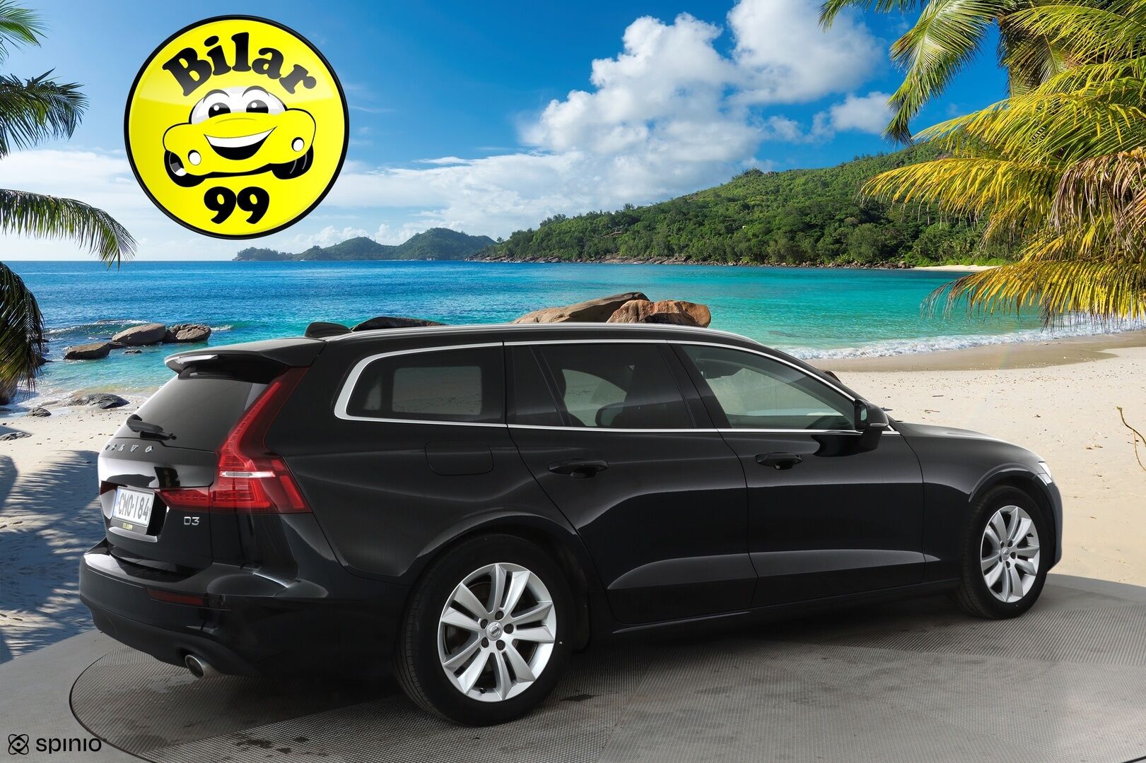 Volvo V60 2019 D3 Business aut **Webasto / P.Tutkat / LED-valot / Navi / Kaistavahti / KeylessGO** - 1-om Suomi-auto / Kahdet Renkaat / Dynamic alusta / Audio High performance