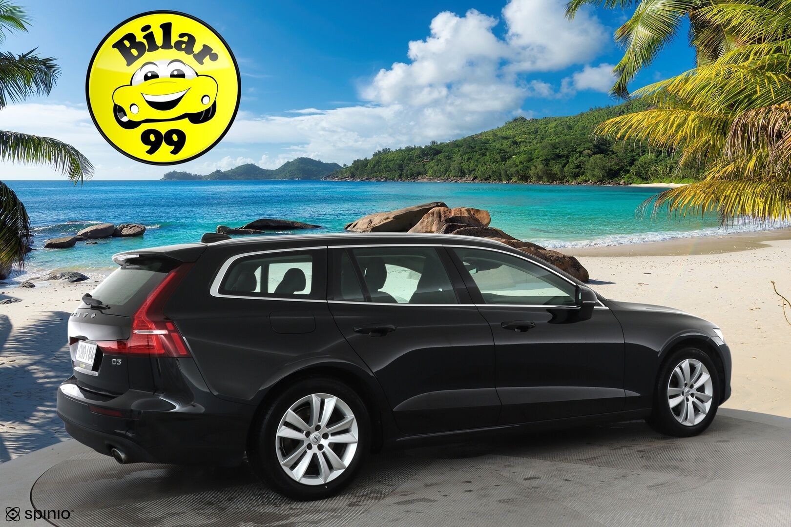 Volvo V60 2019 D3 Business aut **Webasto / P.Tutkat / LED-valot / Navi / Kaistavahti / KeylessGO** - 1-om Suomi-auto / Kahdet Renkaat