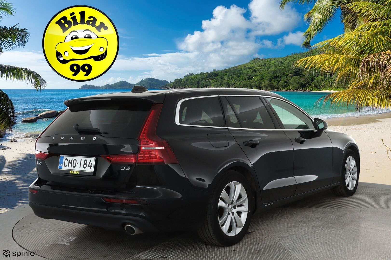 Volvo V60 2019 D3 Business aut **Webasto / P.Tutkat / LED-valot / Navi / Kaistavahti / KeylessGO** - 1-om Suomi-auto / Kahdet Renkaat / Dynamic alusta / Audio High performance